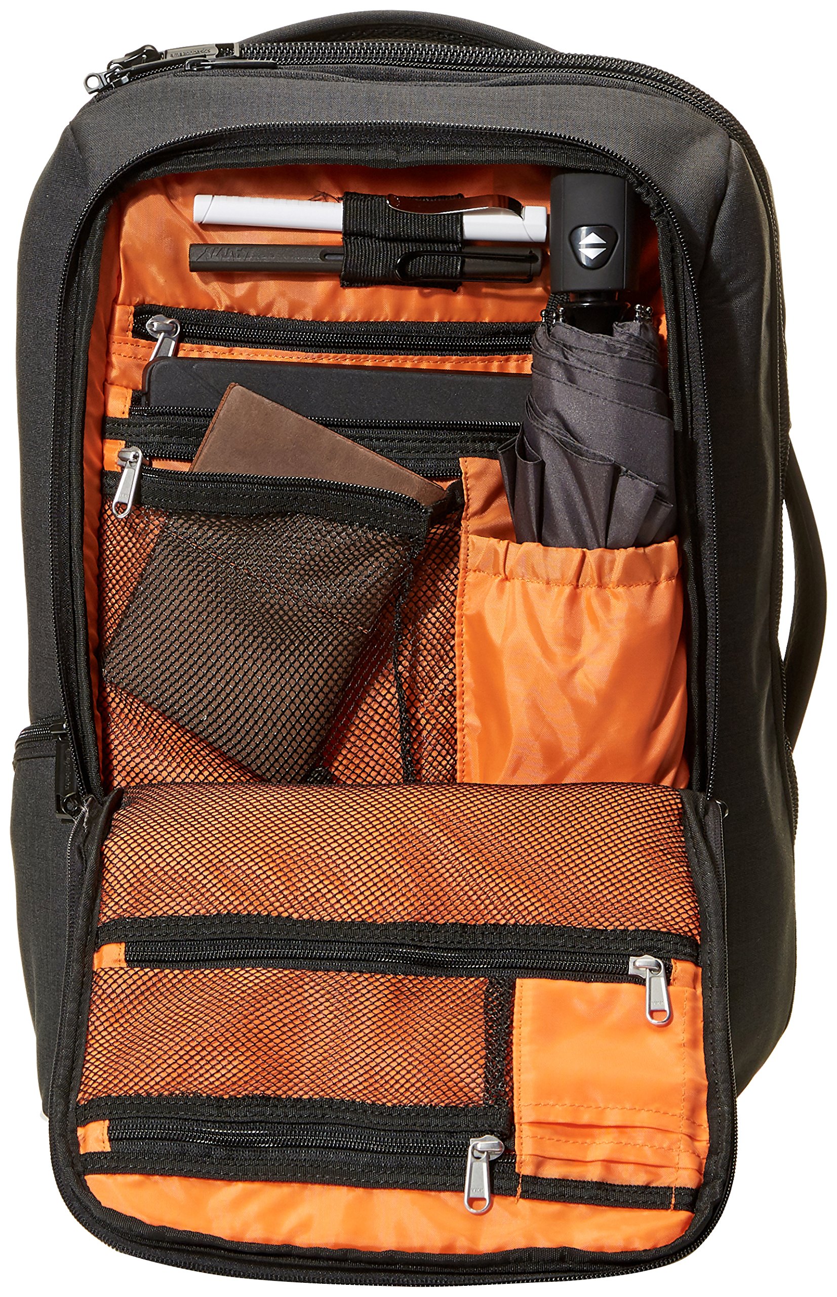 Amazon Basics Zaino Viaggio Nero Compatto Porta Laptop