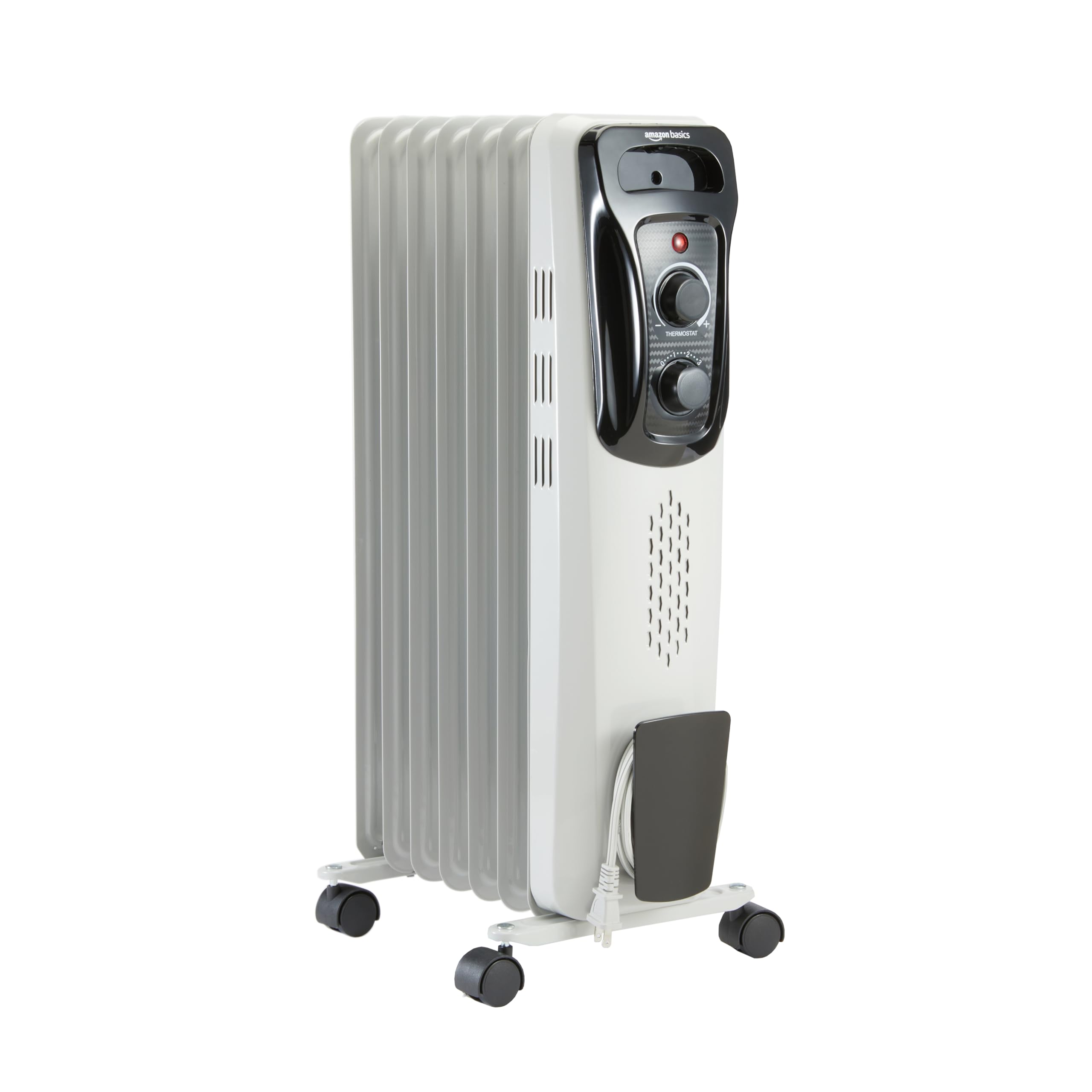 Amazon Basics Termosifone Olio 1500W Bianco 7 Elementi