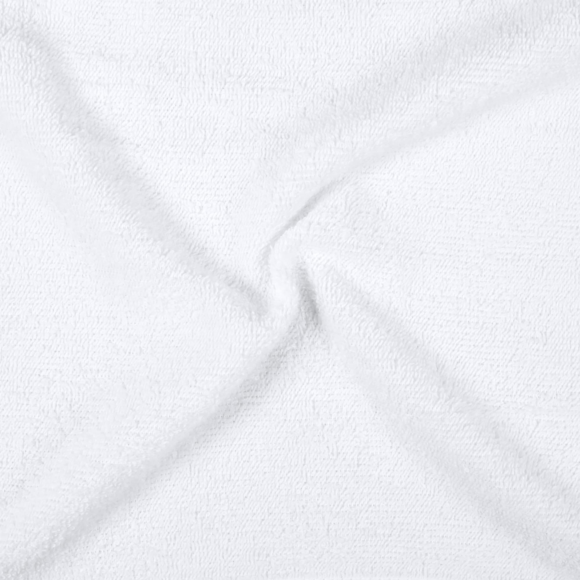 AmazonBasics asciugamani viso spugna cotone 30x30 bianchi 24 pezzi