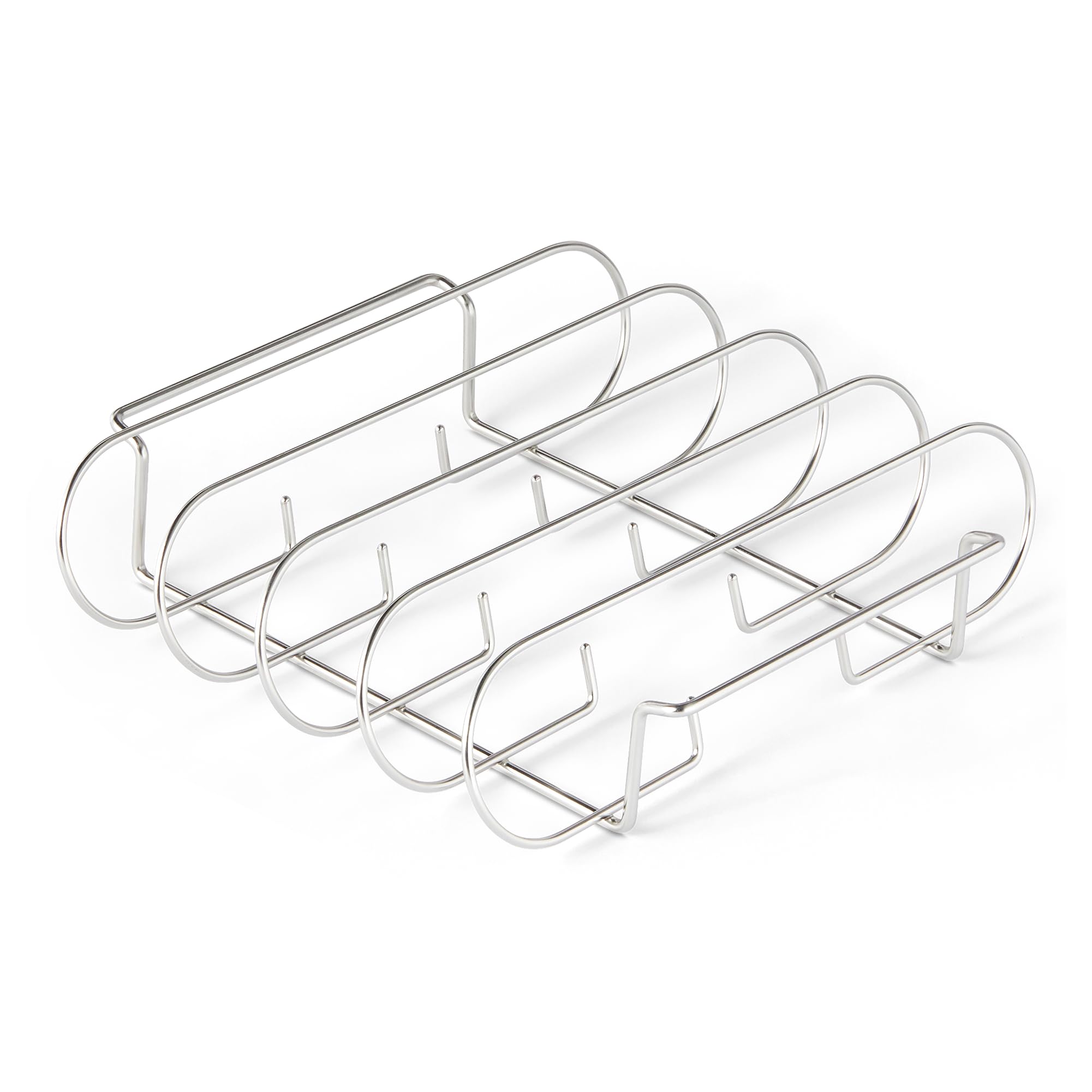 Amazon Basics Rastrelliera pollo supporto 14 posti acciaio
