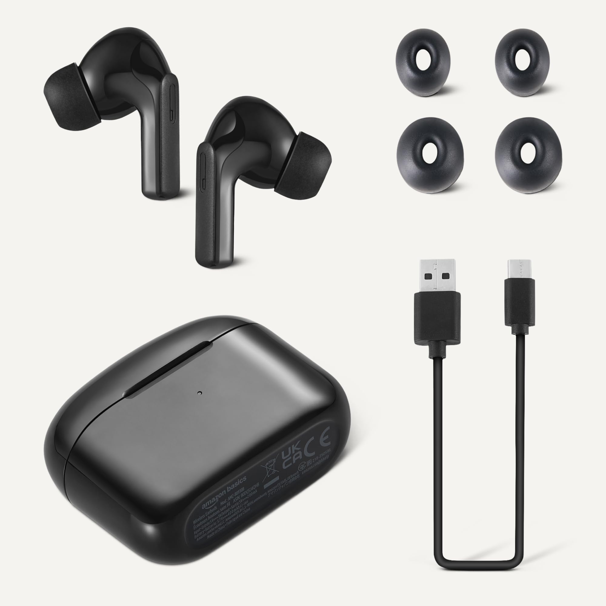 Amazon Basics Bluetooth 5.4 cuffie wireless nero 28 ore IPX4