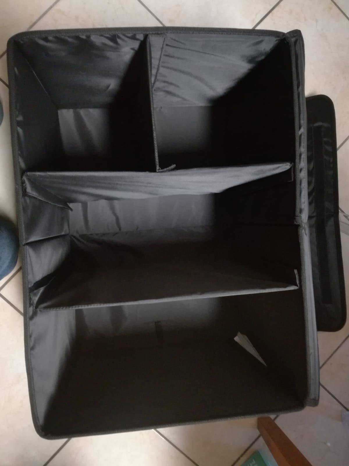 Amazon Basics portaoggetti bagagliaio auto 53x35x31 cm nero