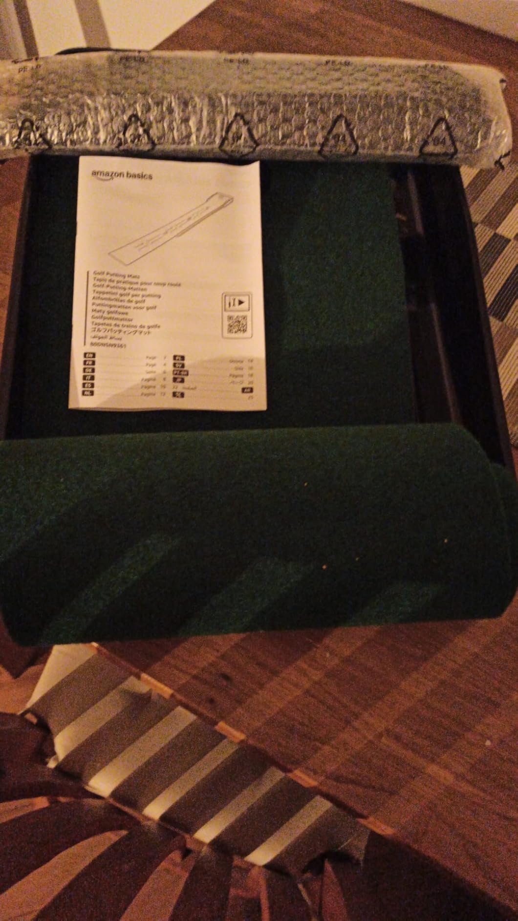 AmazonBasics Tappetino Putting Ritorno Automatico Verde