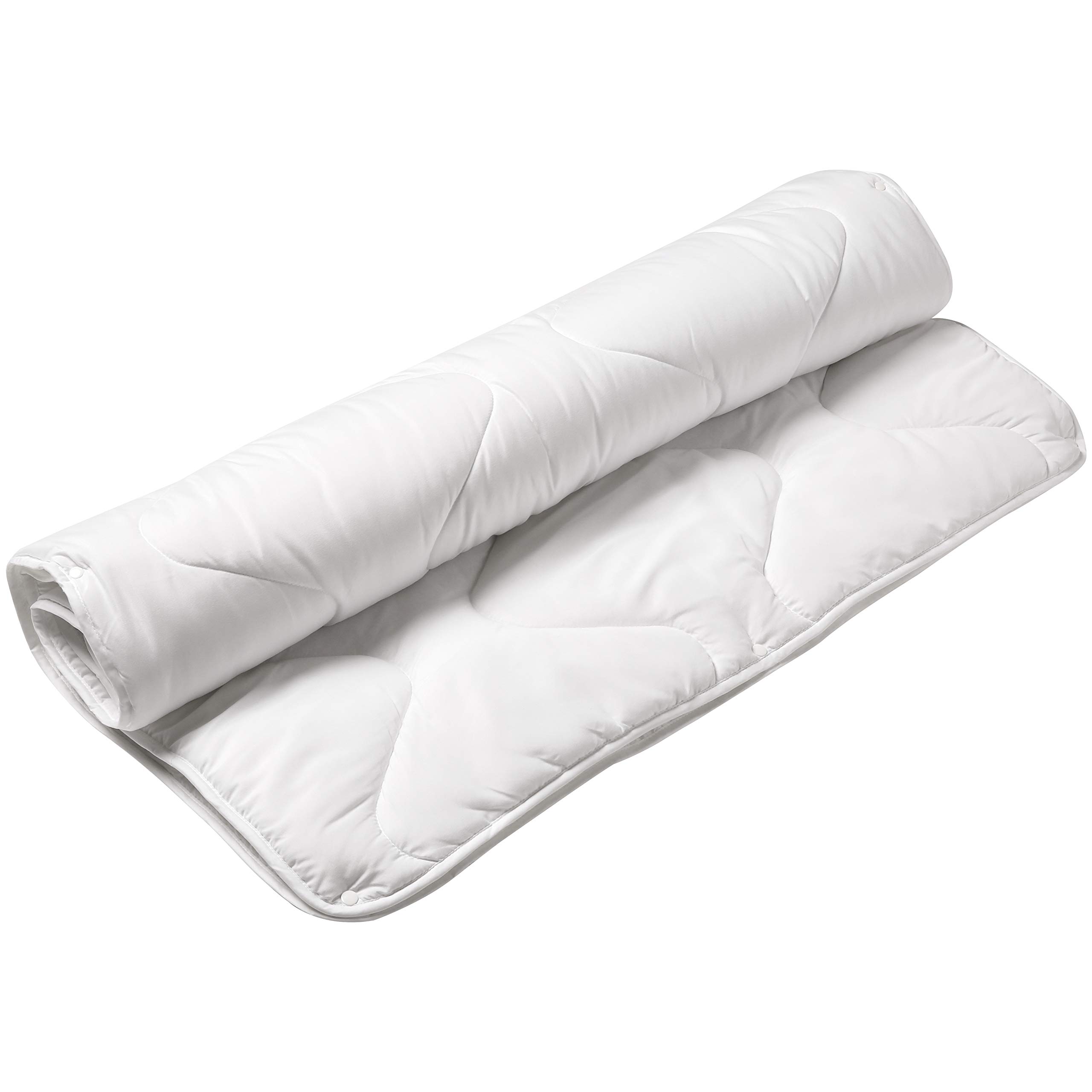 Amazon Basics Piumino 4 Stagioni Bambino Bianco con Cuscino