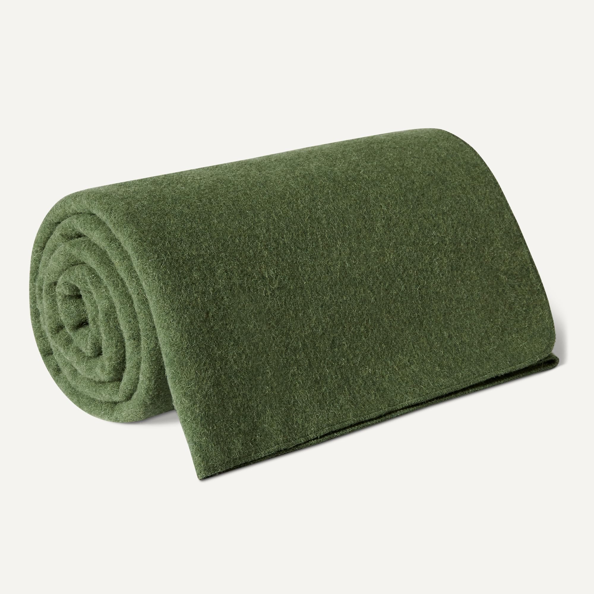 Amazon Basics Coperta Campeggio Lana Verde Oliva da Esterno