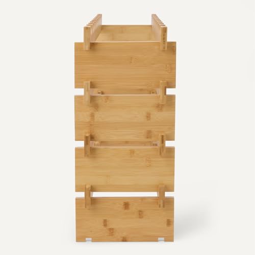 Amazon Basics Portabottiglie Vino Bambù 36 Bottiglie