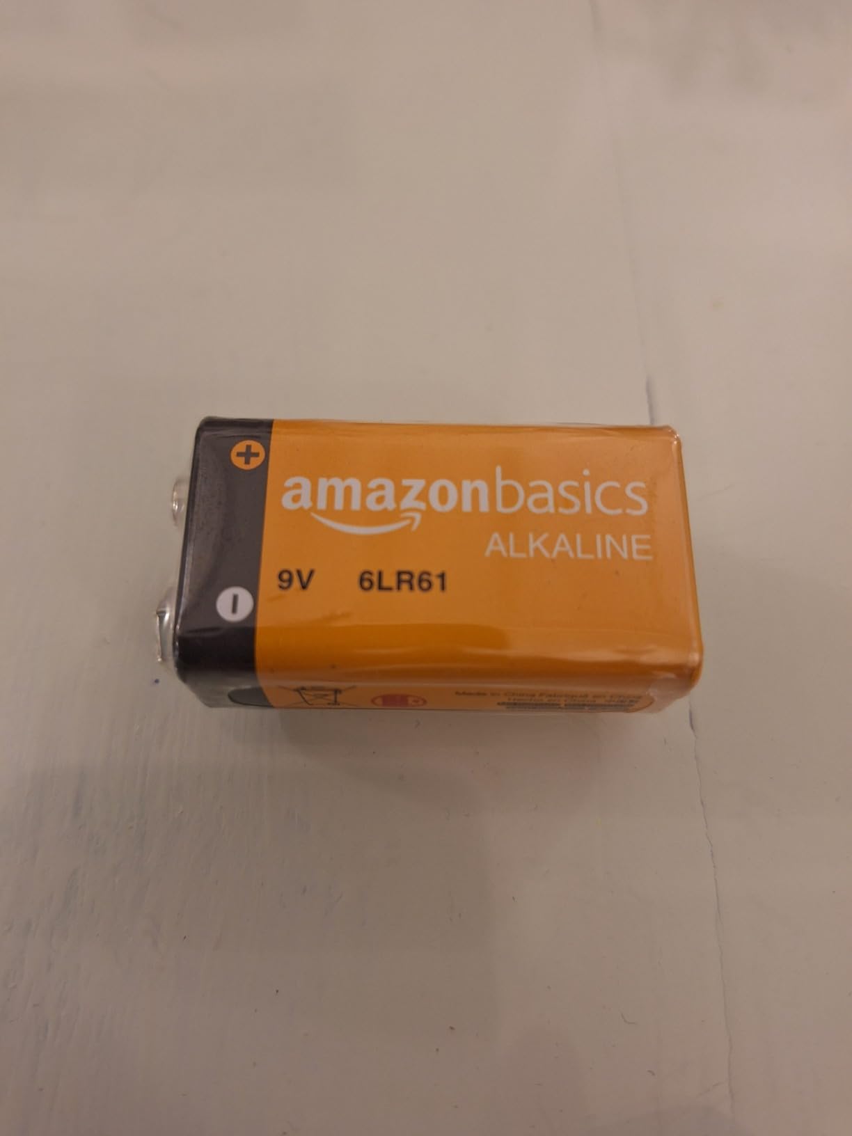 Amazon Basics Batterie Alcaline 9V 8 Pezzi Lunga Durata