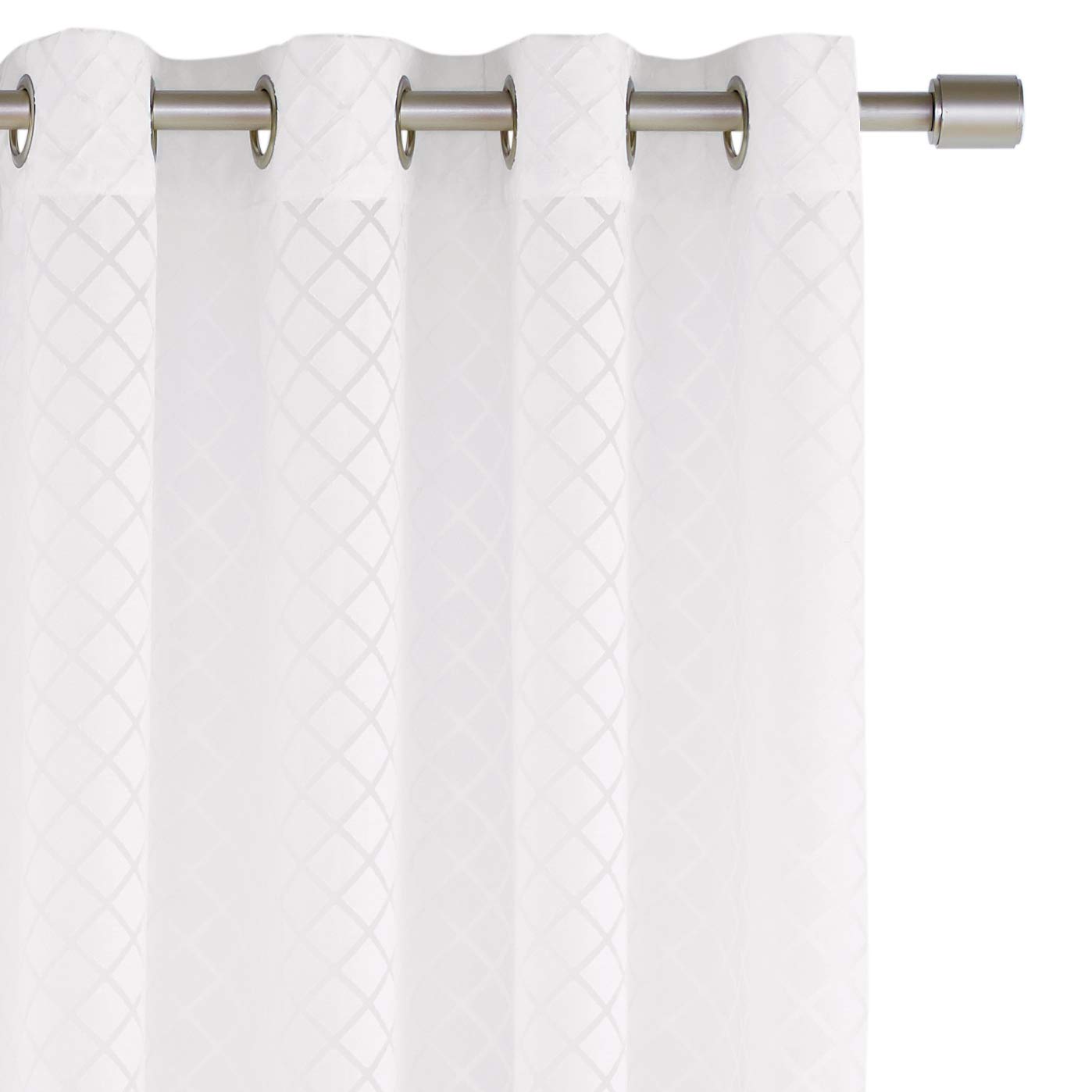 Amazon Basics Tende Velate Bianche 2 Pezzi 127x213 cm