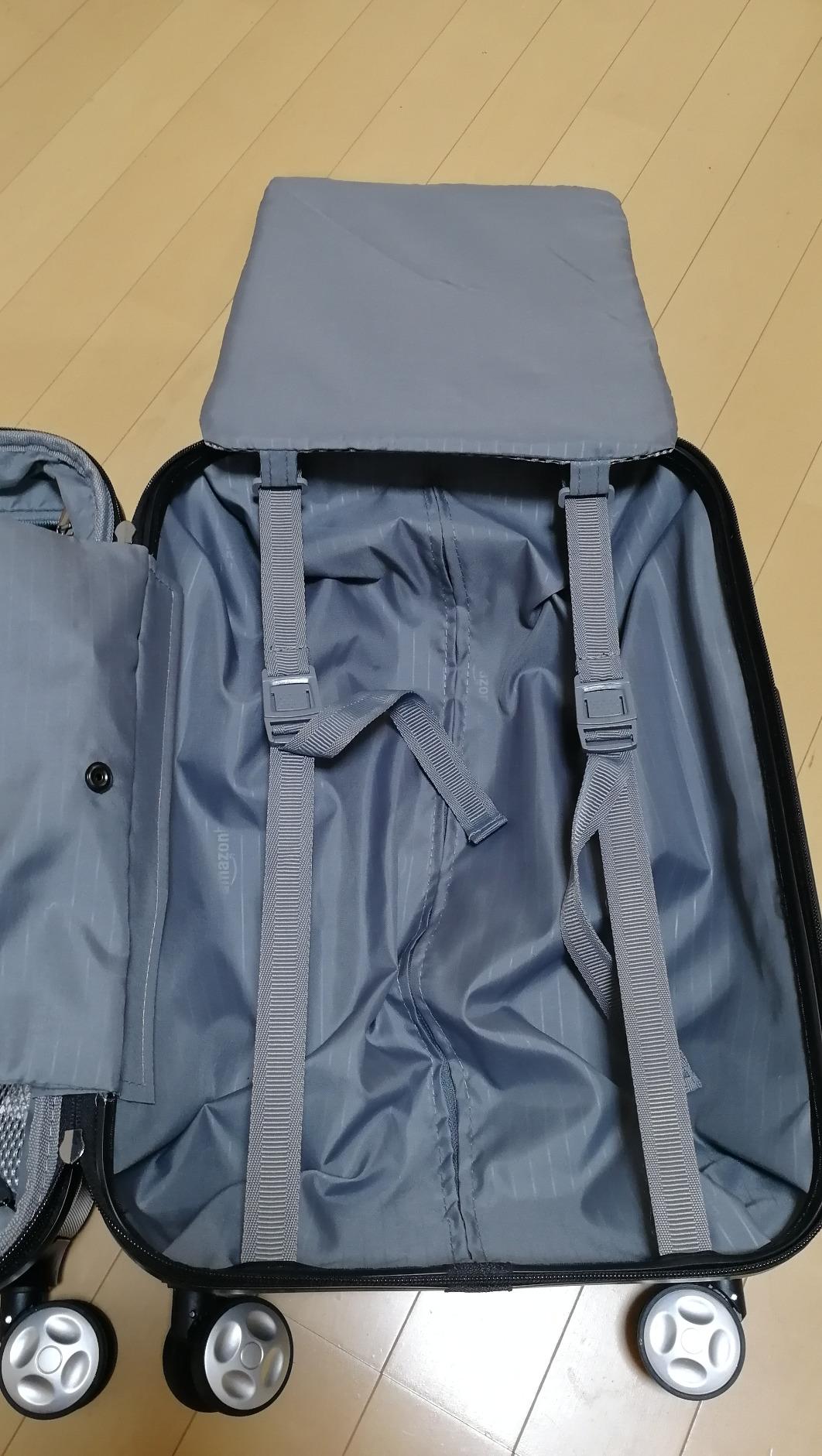 Amazon Basics Set 2 Trolley Rigidi 55+78 cm Nero TSA