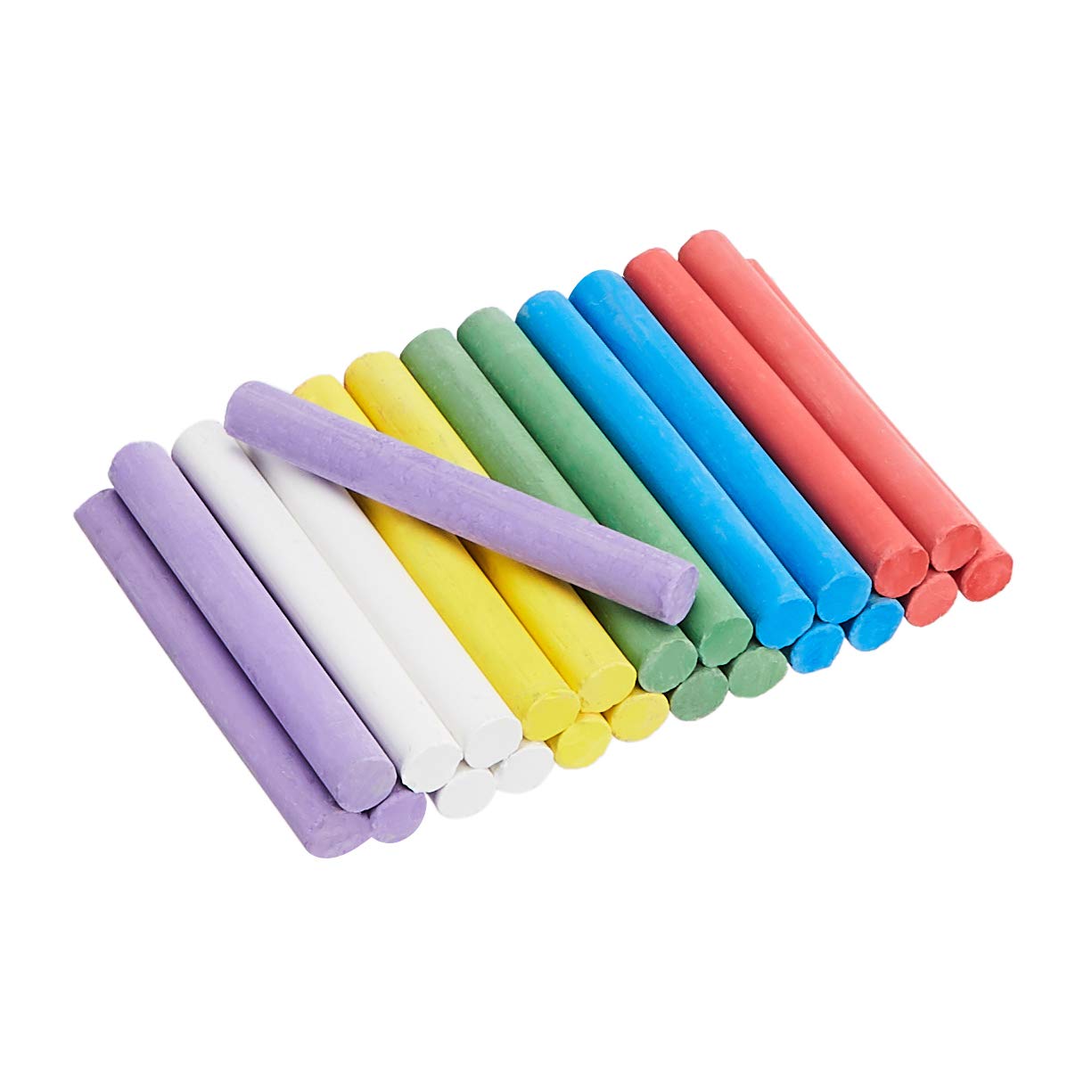 AmazonBasics Gessetti Senza Polvere 24 Pezzi Colorati Atossici