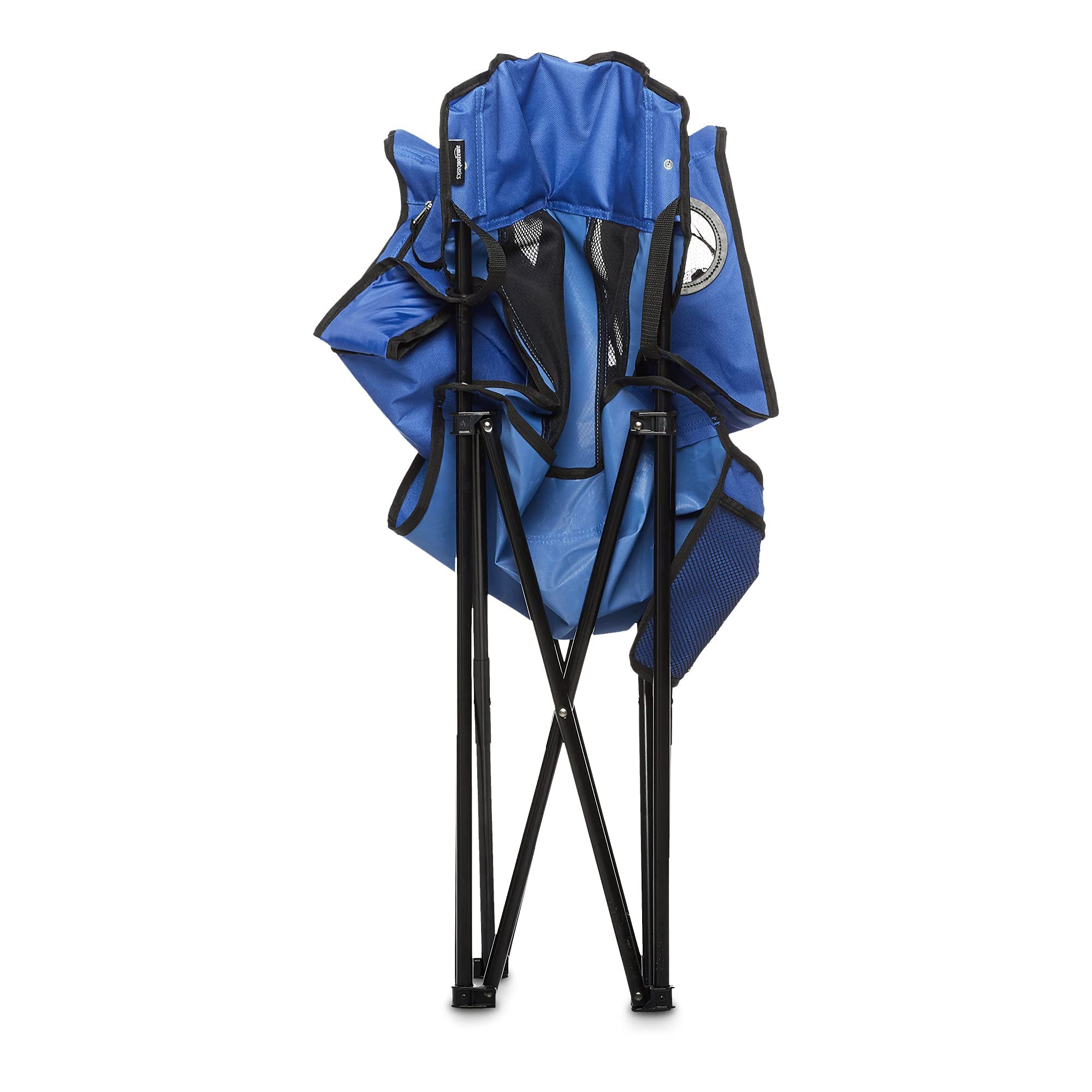 AmazonBasics Sedia da Campeggio Normale Blu in Rete