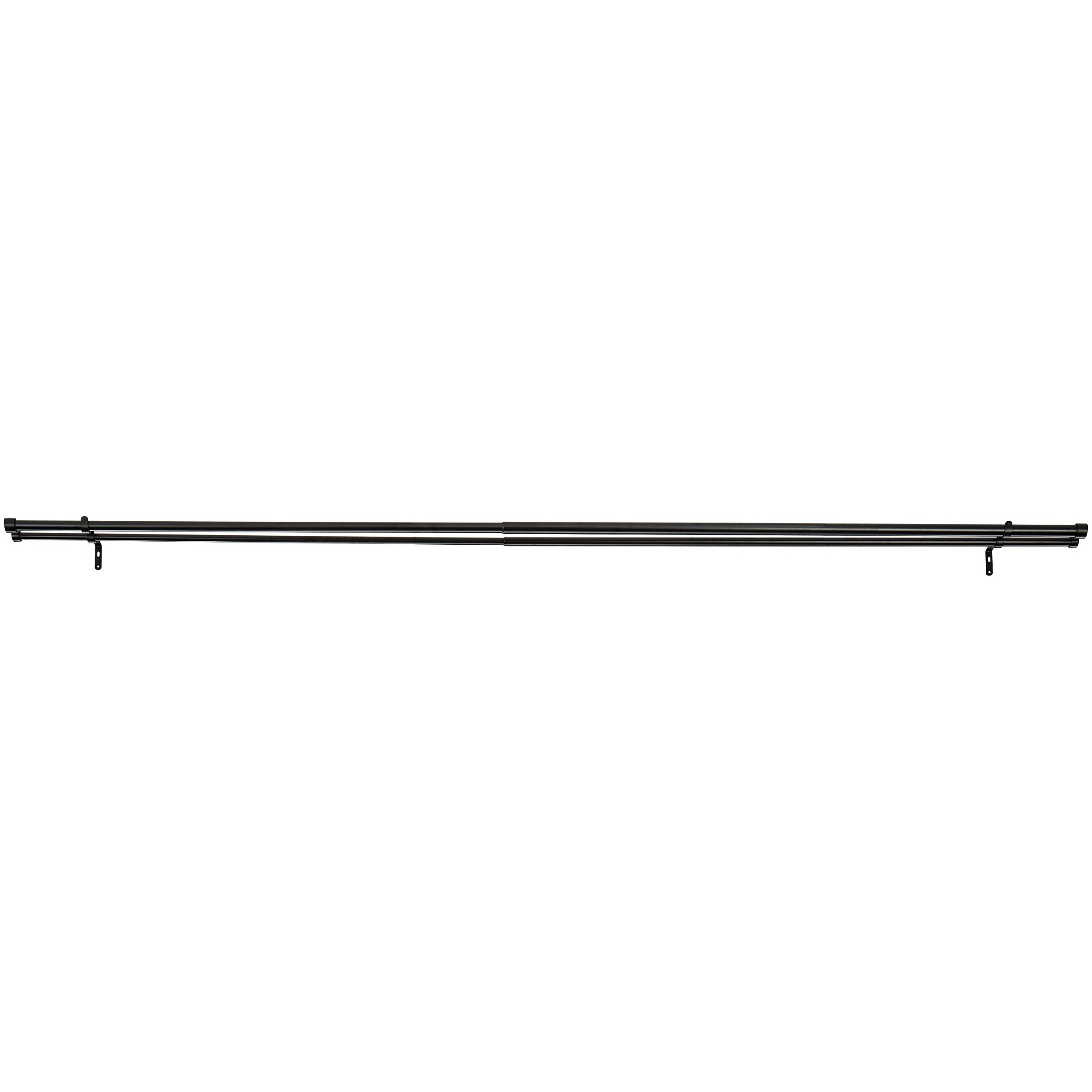 AmazonBasics Bastone Tenda Doppio 72-144 Nero decorativo