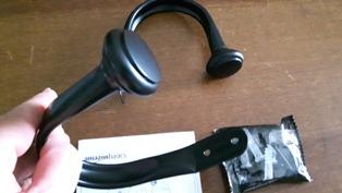 AmazonBasics Set 2 Fermatenda Nero Metallo Parete