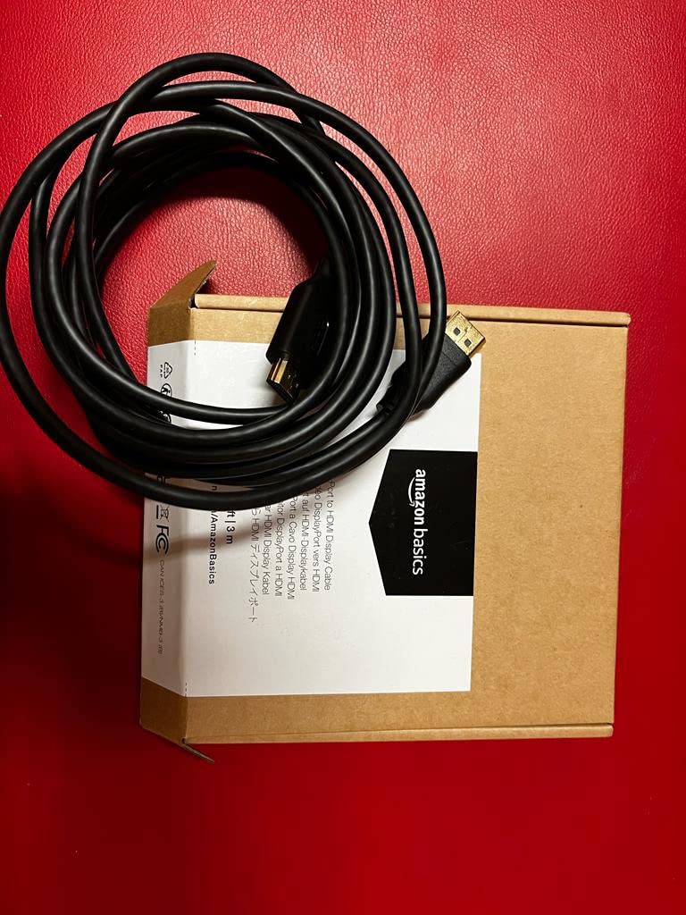 Amazon Basics Cavo DisplayPort HDMI 0,9 m Full HD