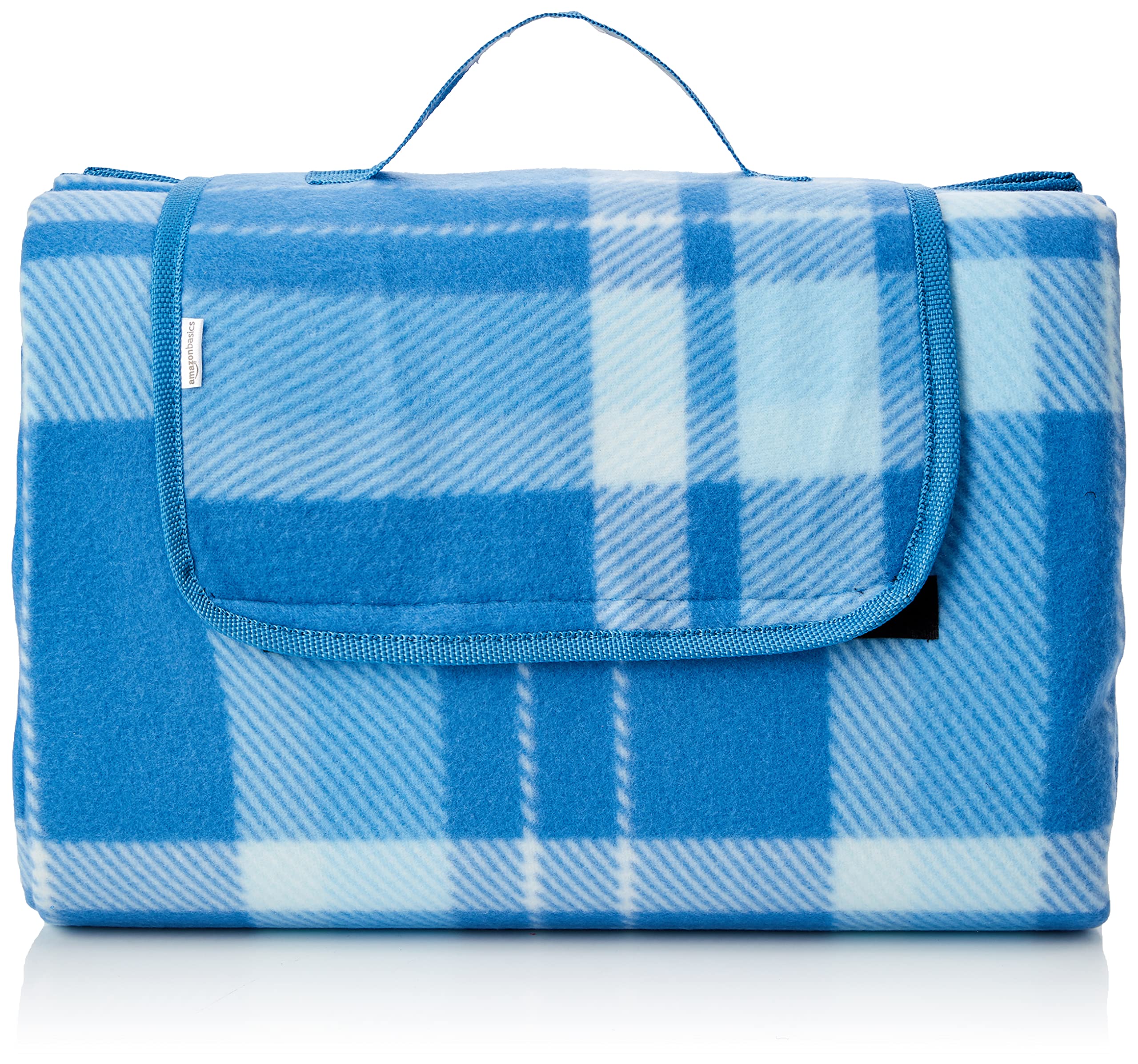 AmazonBasics Coperta Picnic 175x200 cm Blu Impermeabile
