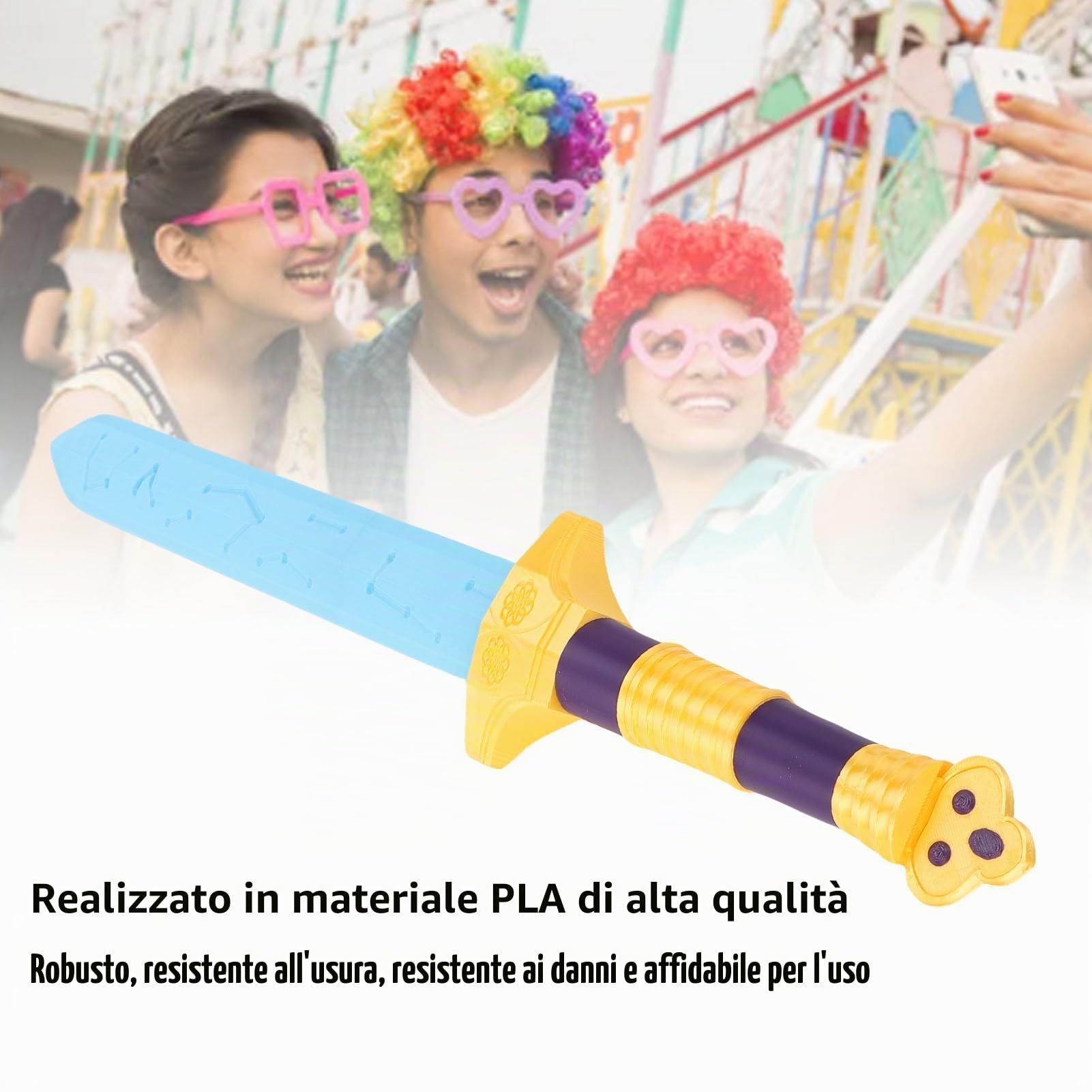Elprico Replica Spada Cosplay PLA Leggera per Anime