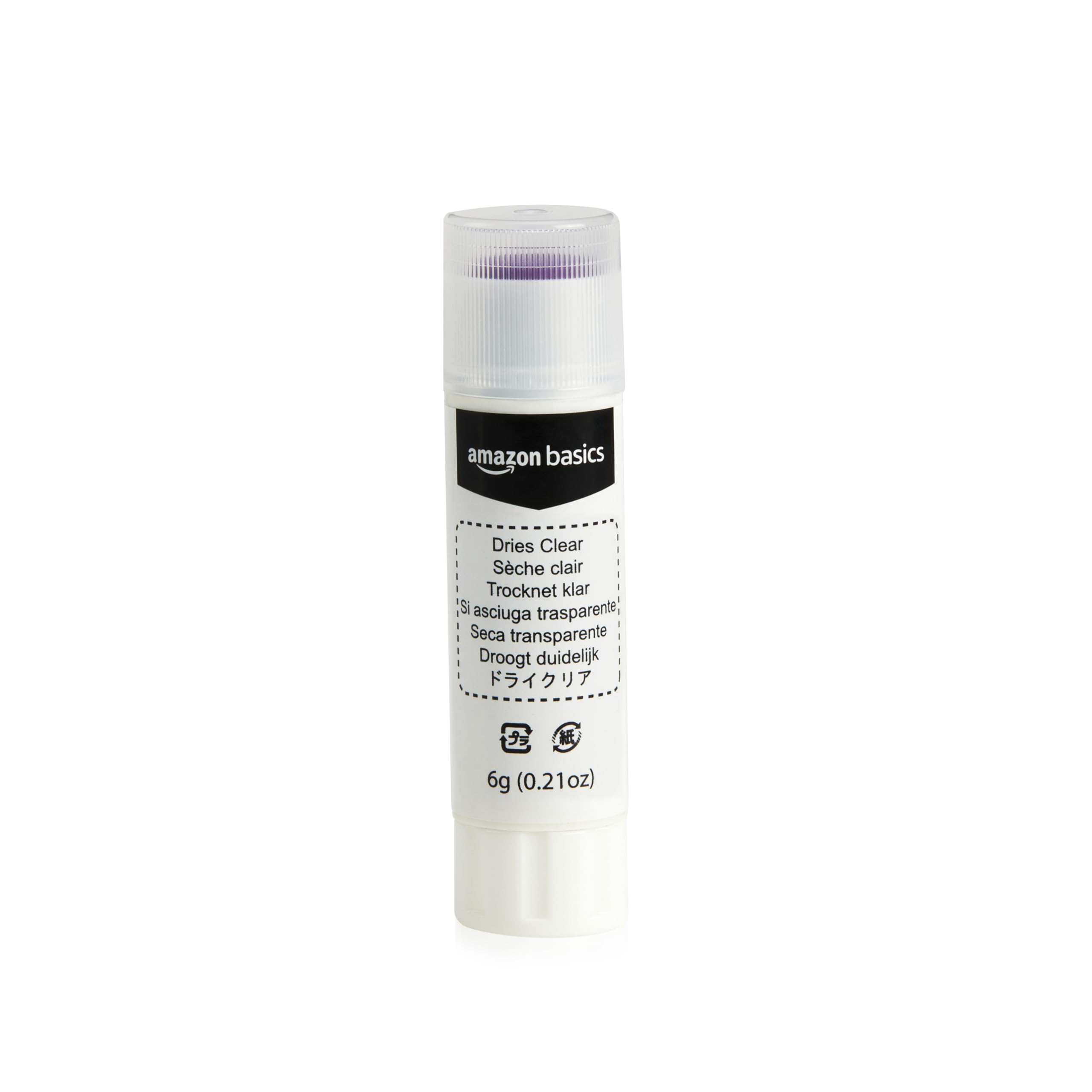 AmazonBasics Colla Stick Viola Lavabile 2 Pezzi 0,21 oz