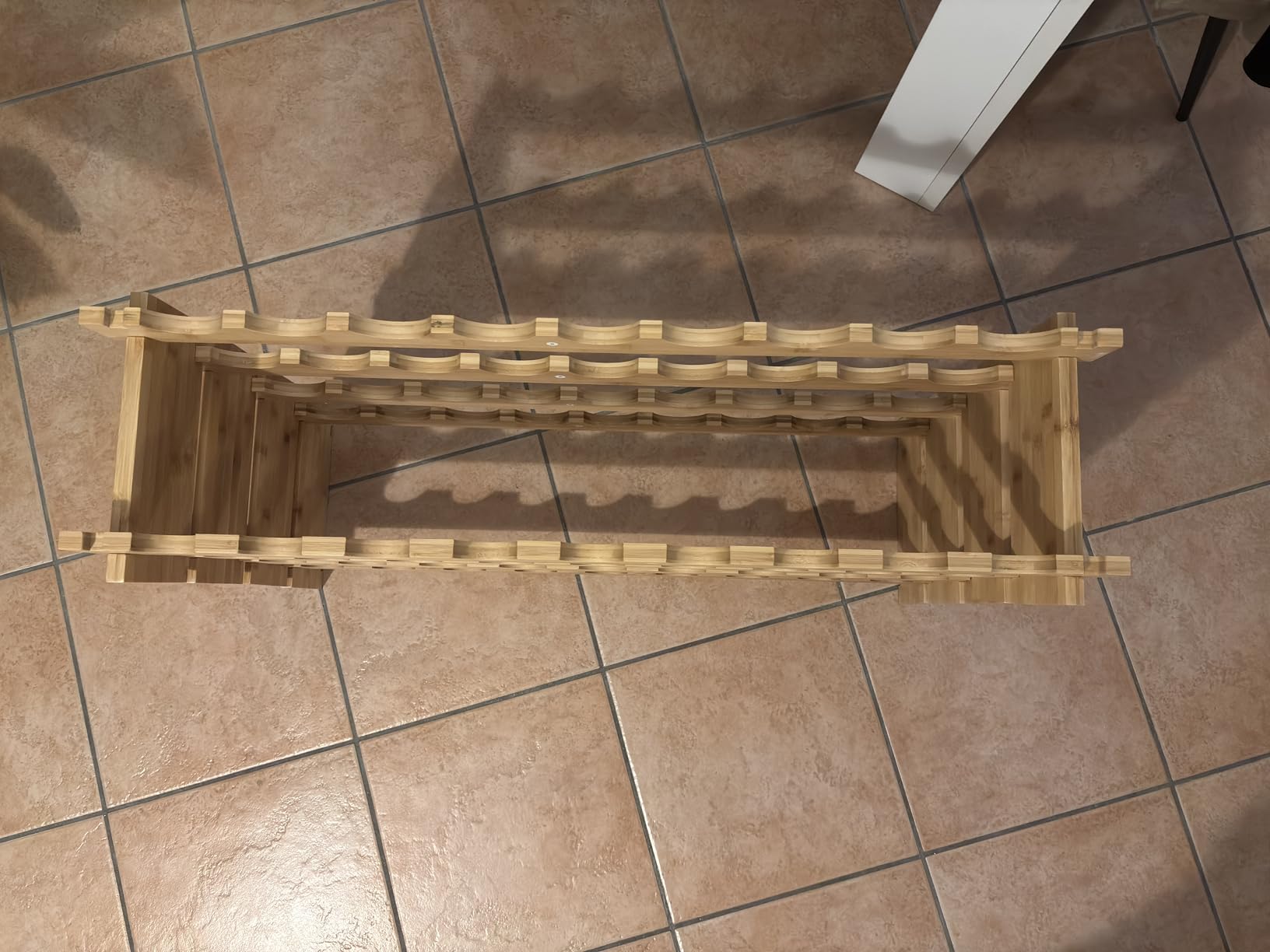 Amazon Basics Portabottiglie Vino Bambù 36 Bottiglie