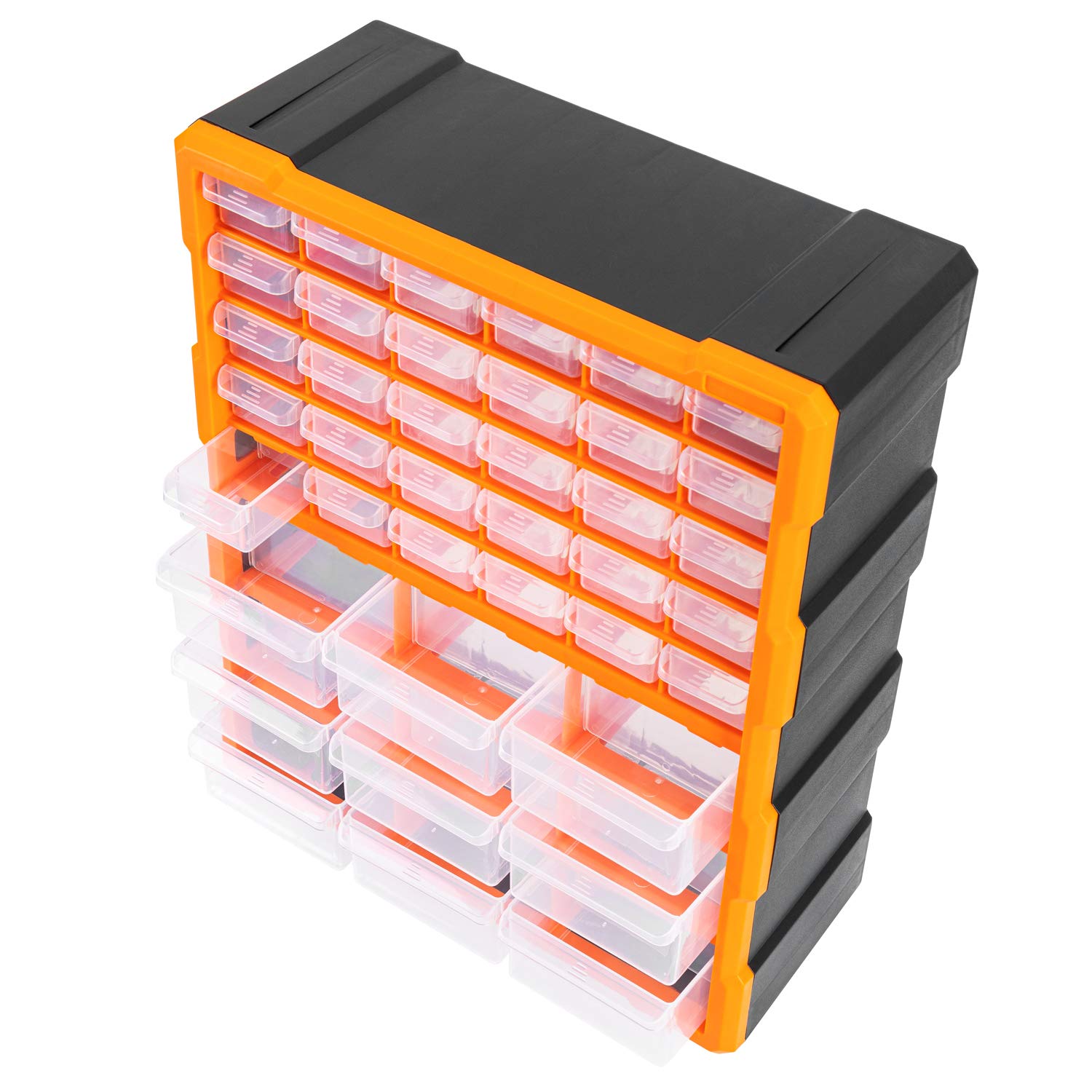 Amazon Basics Organizer 39 Cassetti Nero Porta Minuteria Parete
