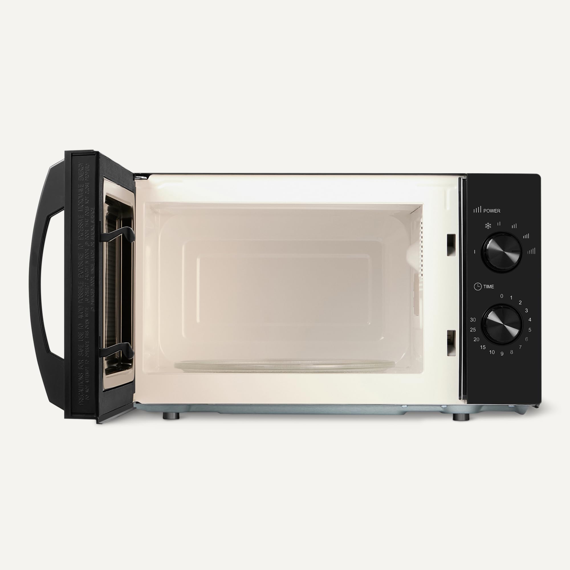 Amazon Basics Forno a Microonde 700W 20L Nero Scongelamento