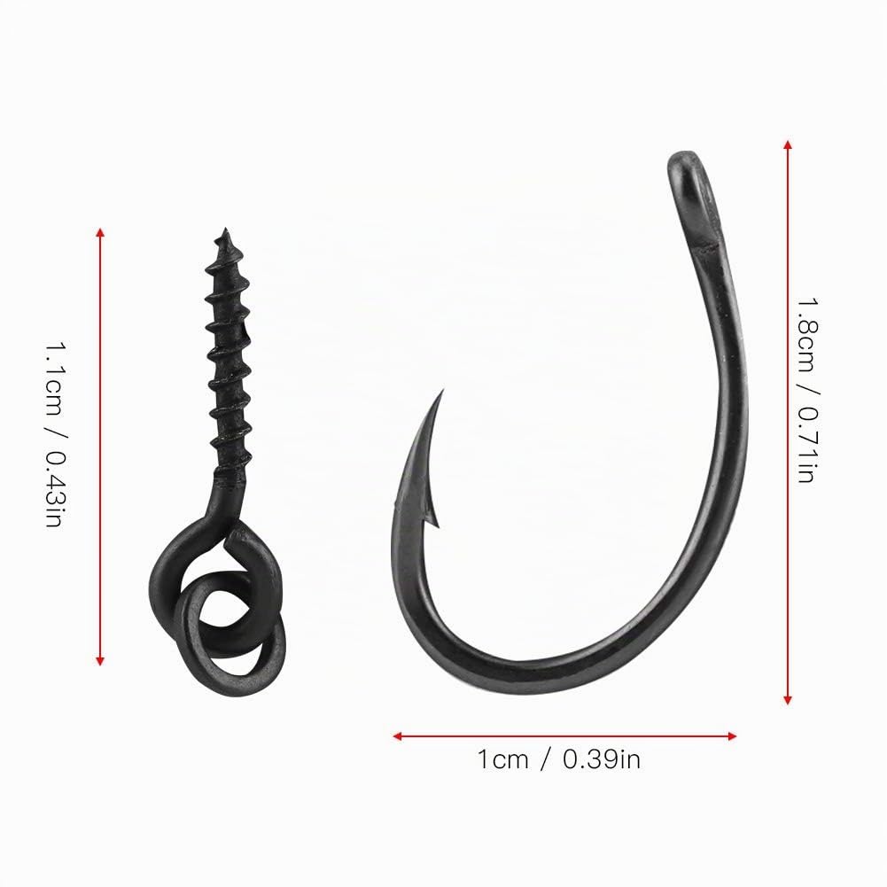 Elprico Ronnie Rigs terminali pesca 30 pezzi carpa