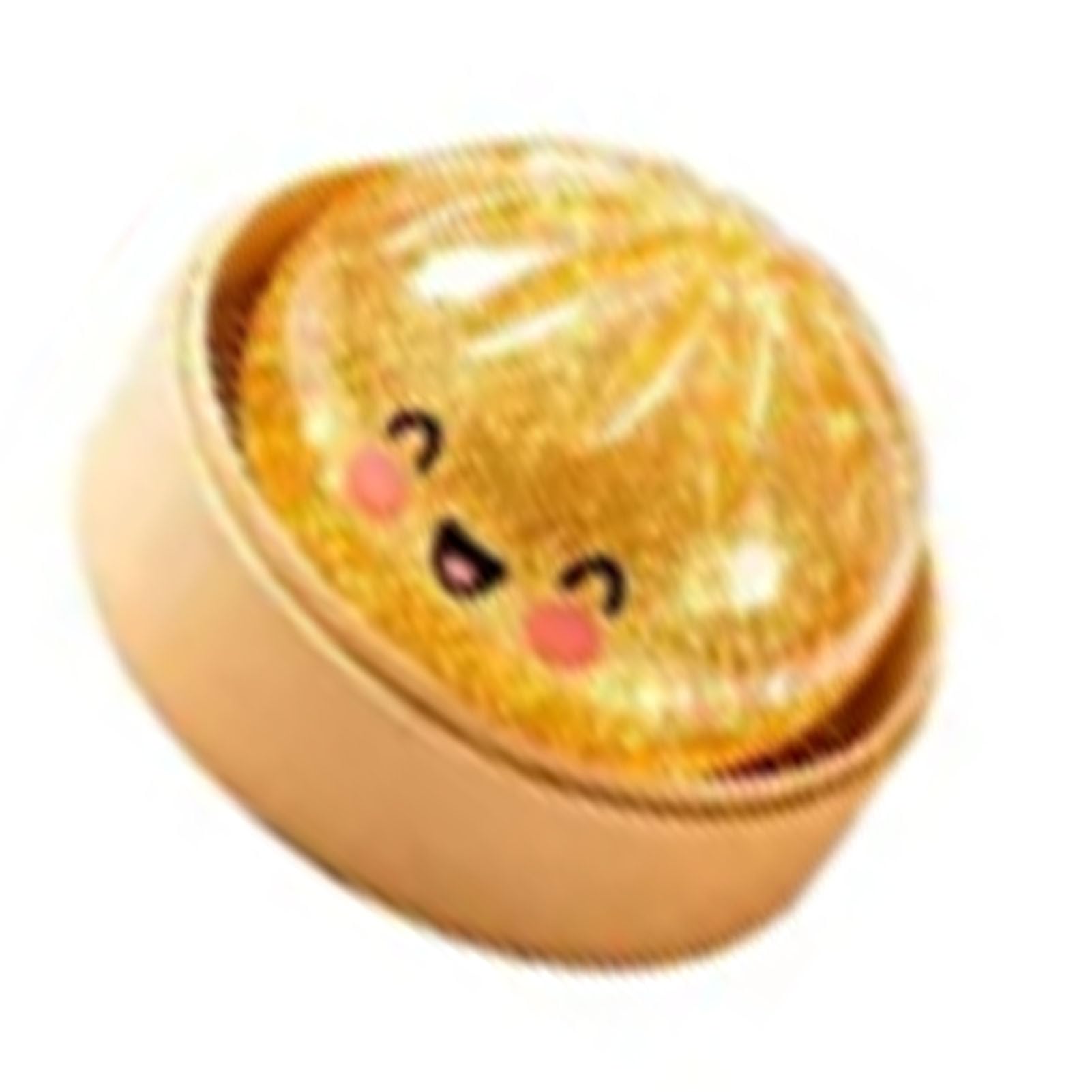 Elprico Pallina Antistress Panino TPR Glitter Oro 200g