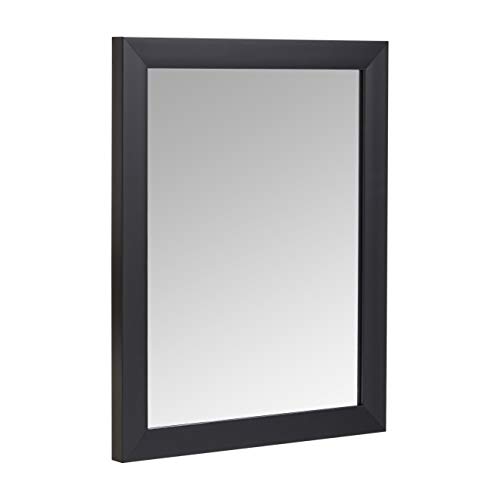 AmazonBasics Specchio Parete 40,6x50,8 Nero