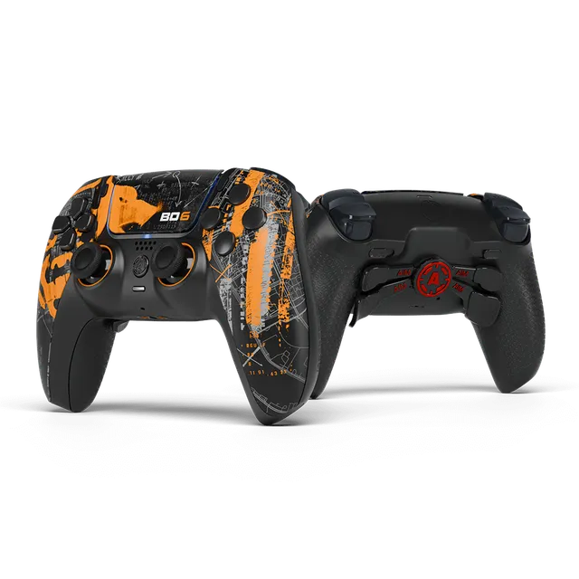 Aim Controller PS5 BO6 controller PS5 nero arancione