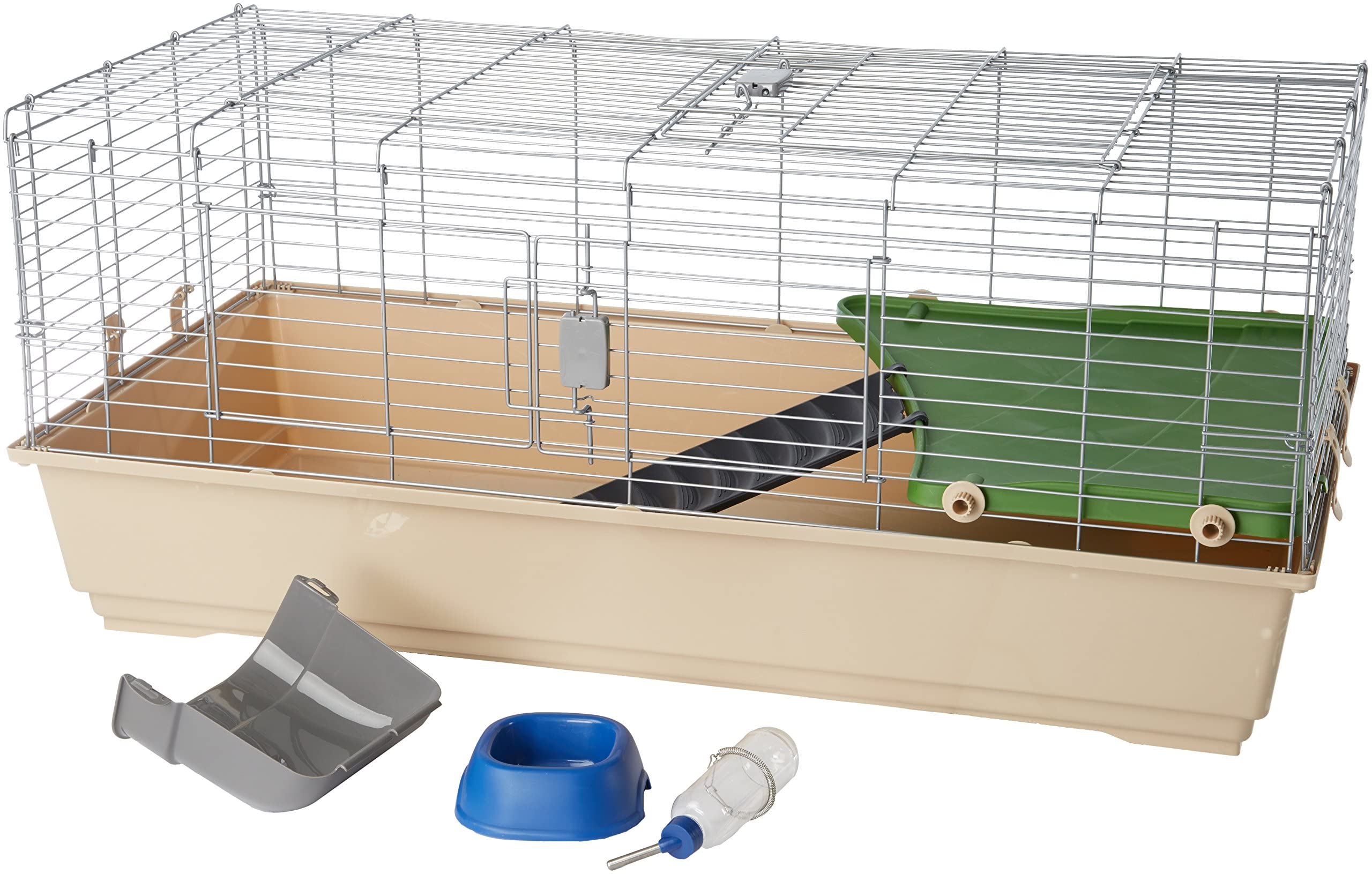 Amazon Basics Gabbia Conigli Jumbo 124cm con accessori