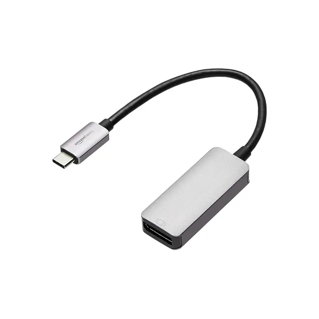 AmazonBasics Adattatore USB-C DisplayPort 4K 60Hz Grigio