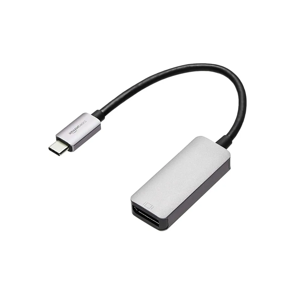 AmazonBasics Adattatore USB-C DisplayPort 4K 60Hz Grigio