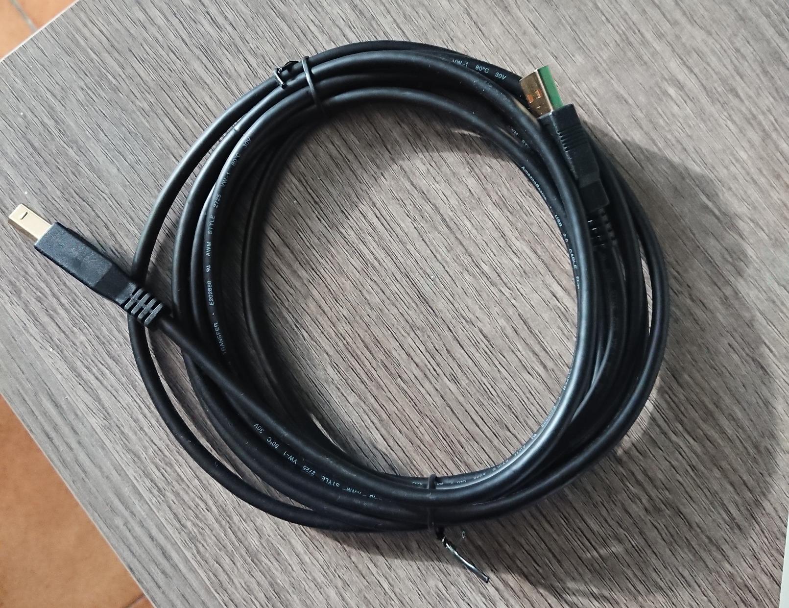 Amazon Basics cavo USB 2.0 A-B 4,8 m nero alta velocità