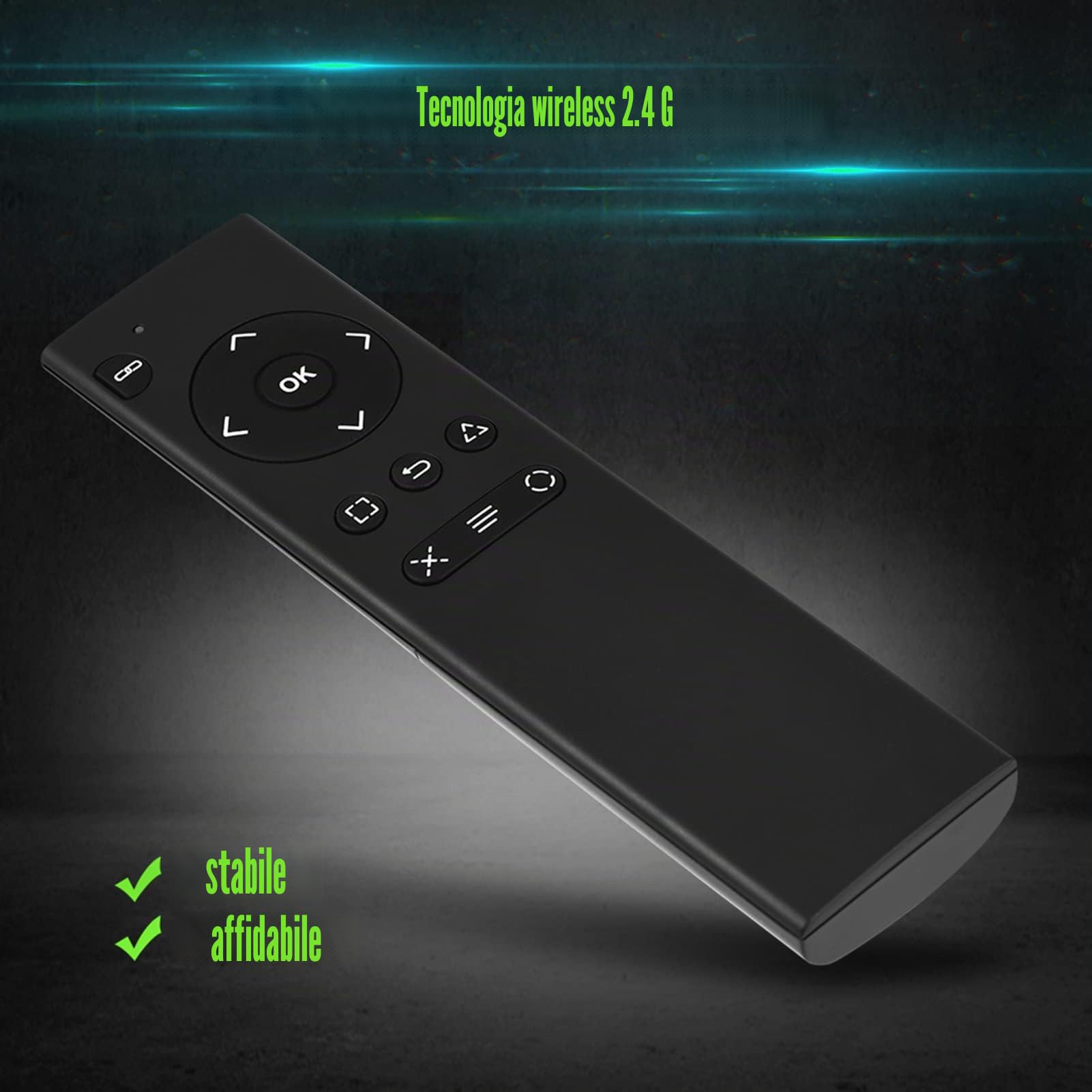 Elprico Telecomando Universale Wireless 2,4 GHz con Ricevitore USB