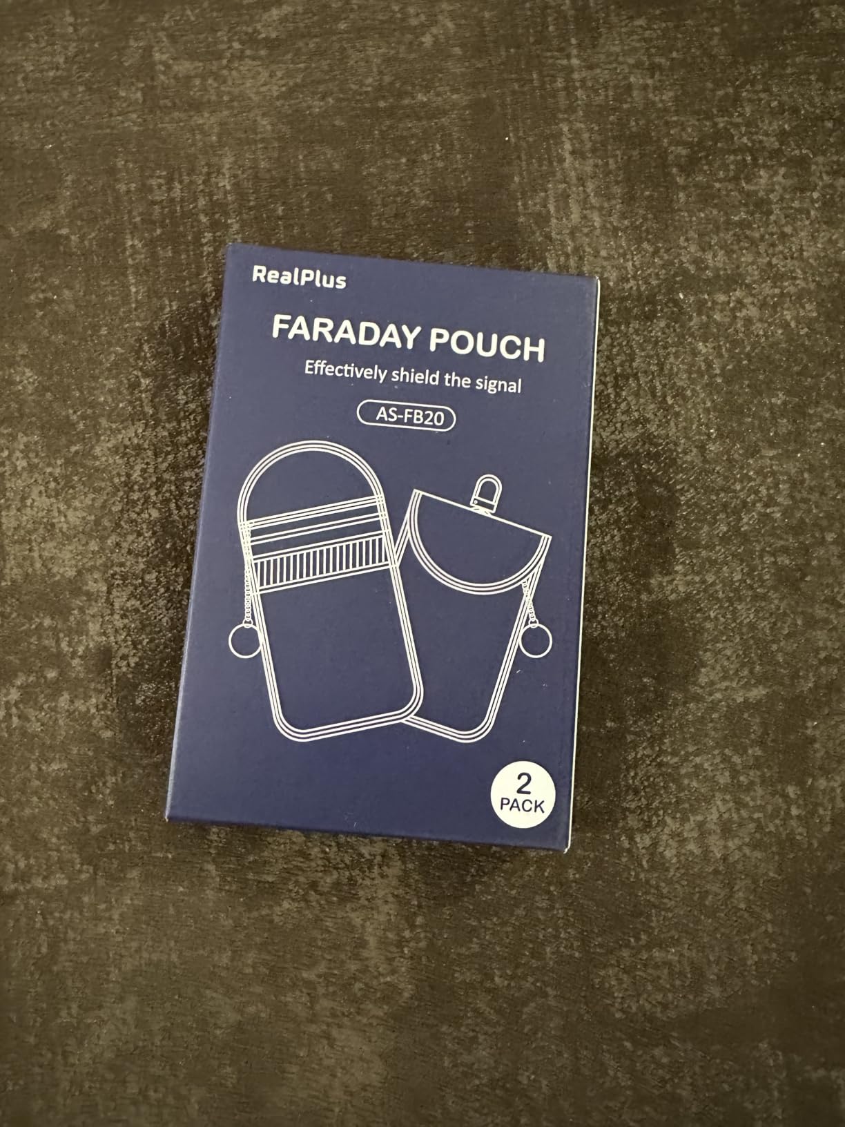 RealPlus protezione keyless go custodia Faraday 14x9 cm 2 pz