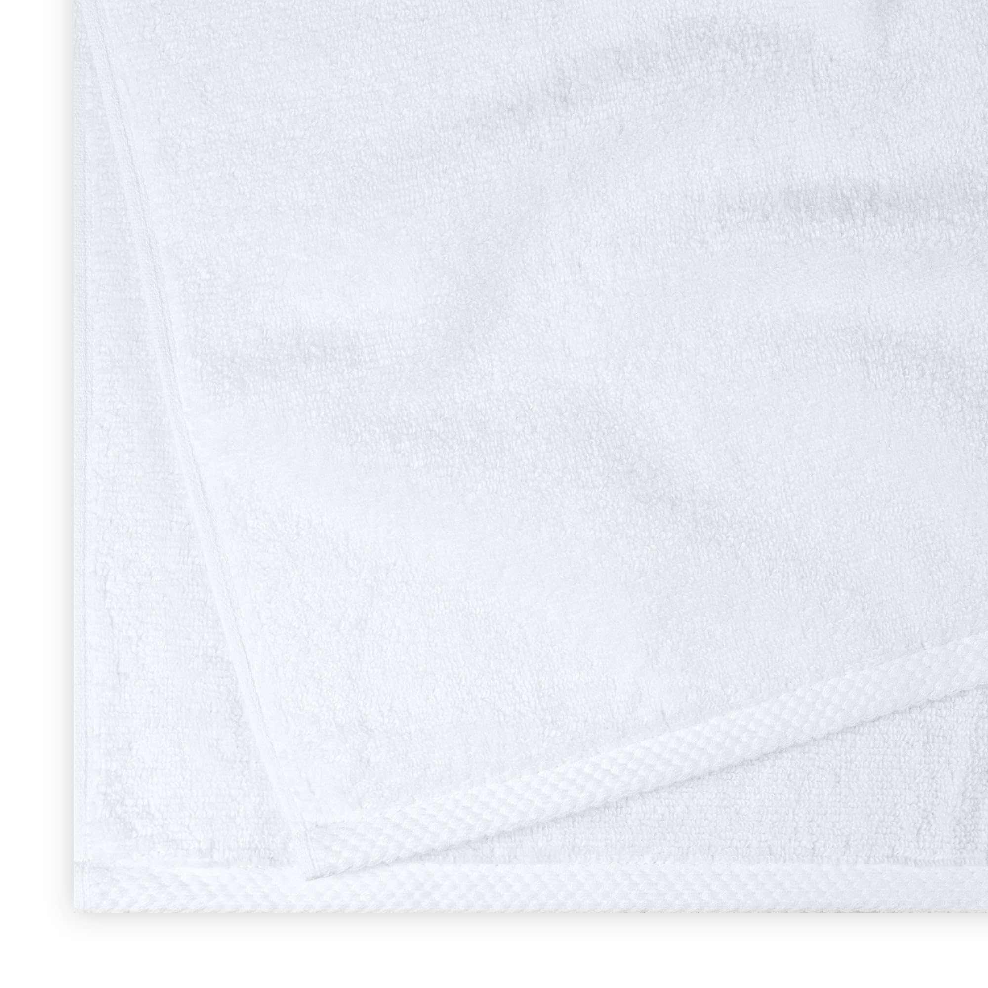 Amazon Basics teli bagno 70x140 cotone bianco 2 pezzi