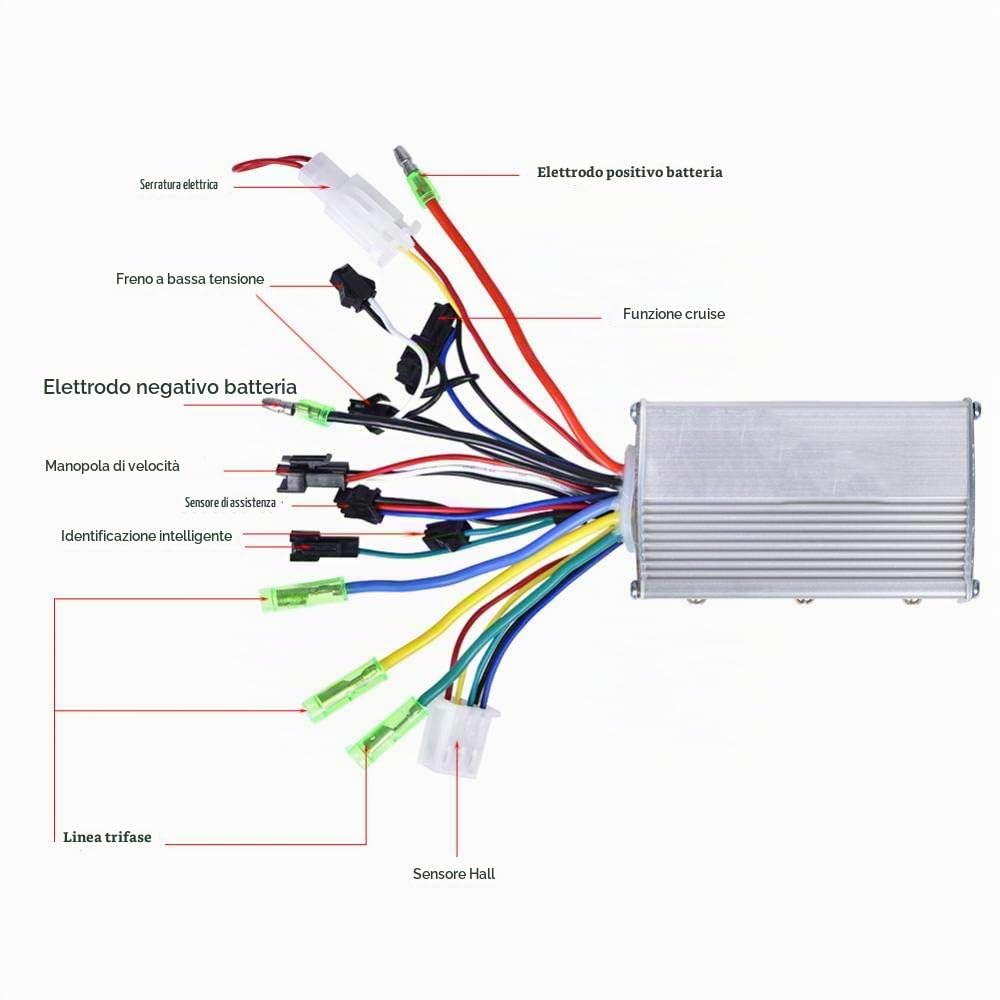Elprico Controller Motore Brushless 24V 250W 13A Scooter