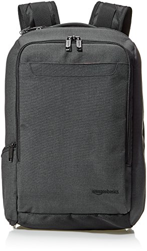 Amazon Basics Zaino Viaggio Nero Compatto Porta Laptop