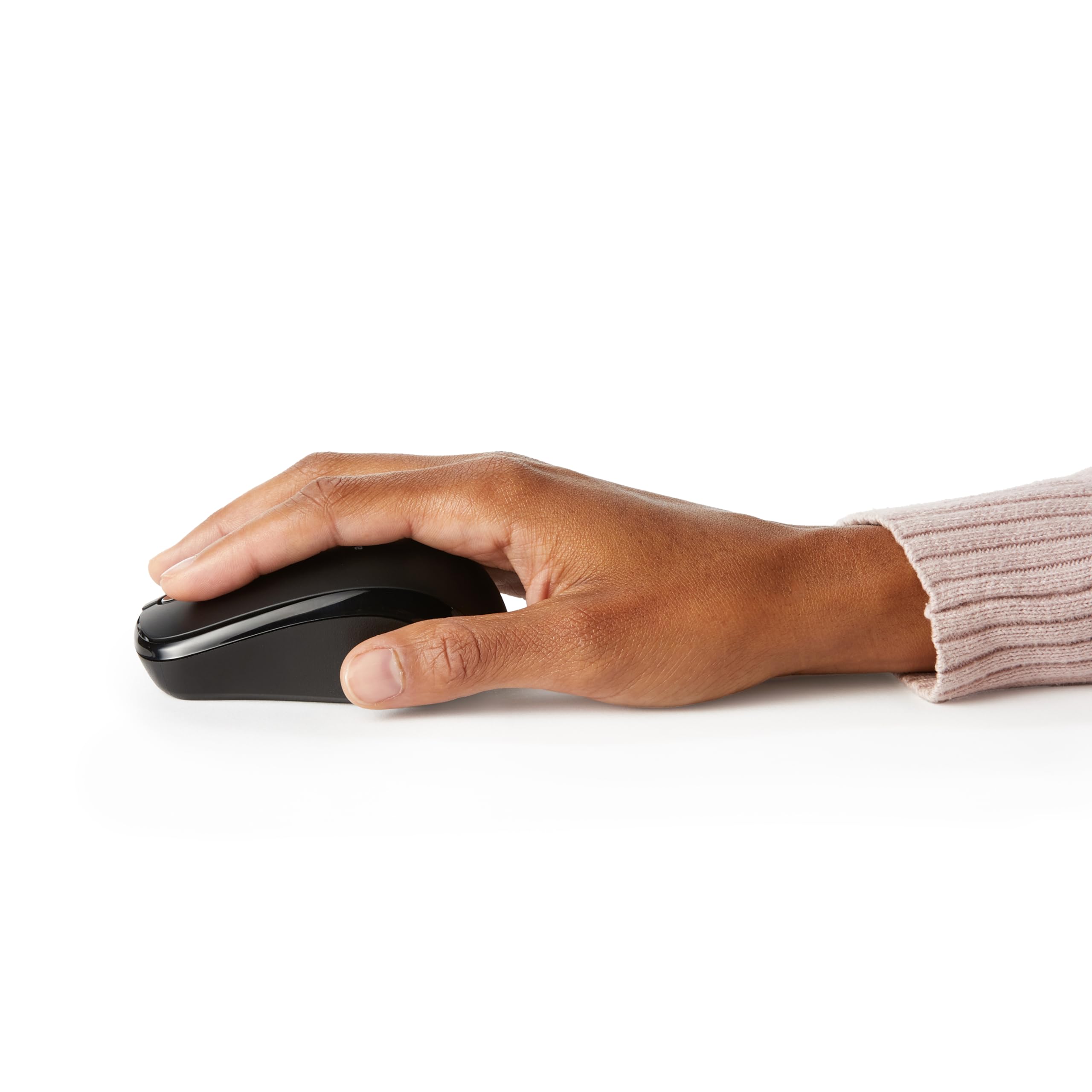 Amazon Basics mouse senza fili nano nero 1000 DPI
