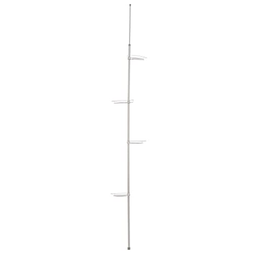AmazonBasics Portaoggetti Doccia Angolare 4 Ripiani 246 cm