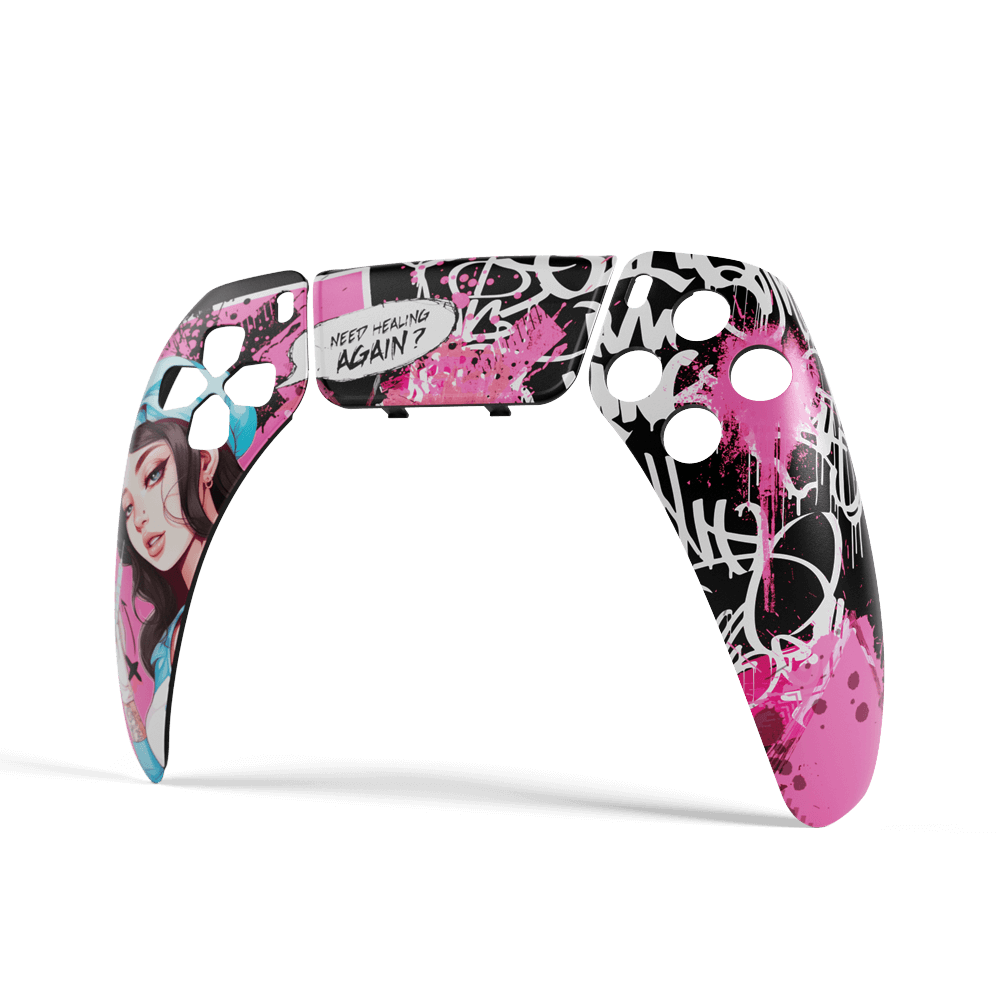 Aim PinkRX Noir pannello snap PS5 rosa