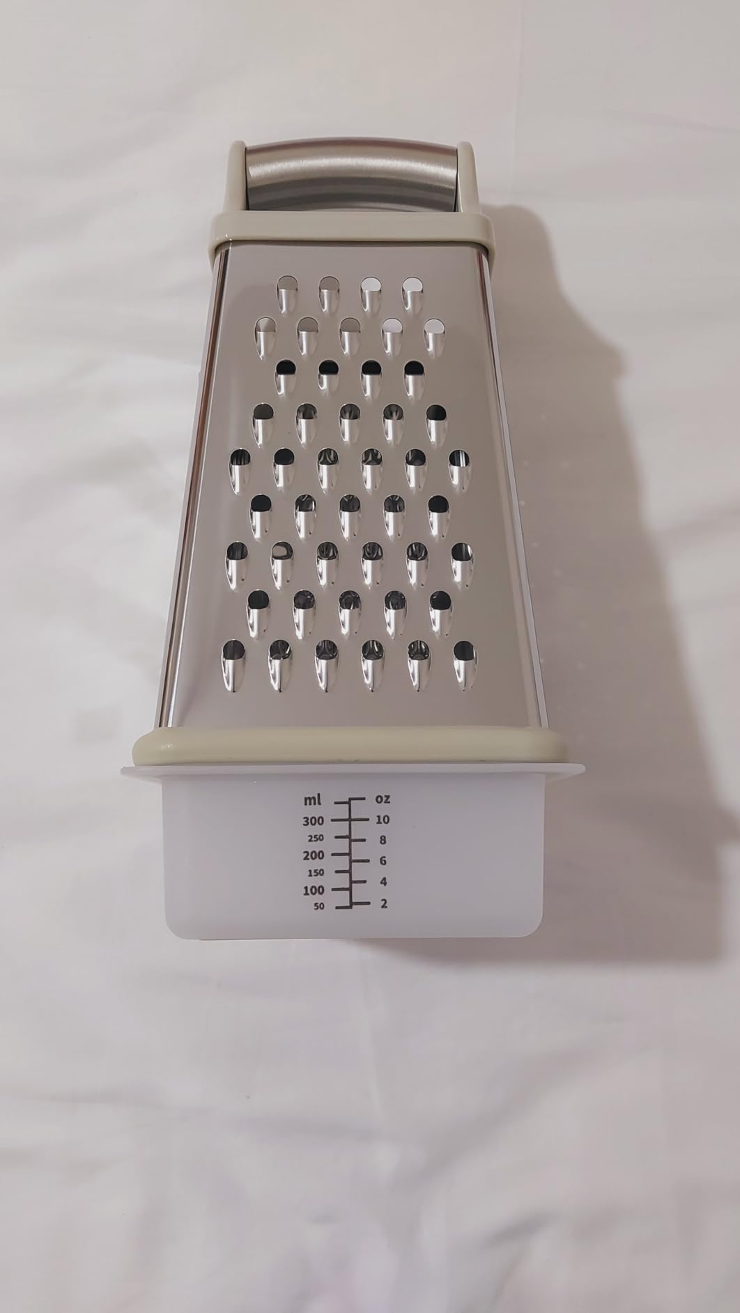 Amazon Basics grattugia formaggio 4 lati acciaio inox