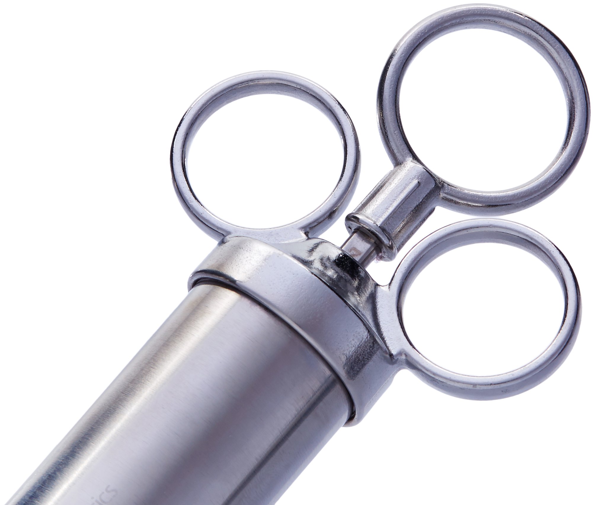 AmazonBasics Siringa per Marinata Acciaio Inox 59 ml