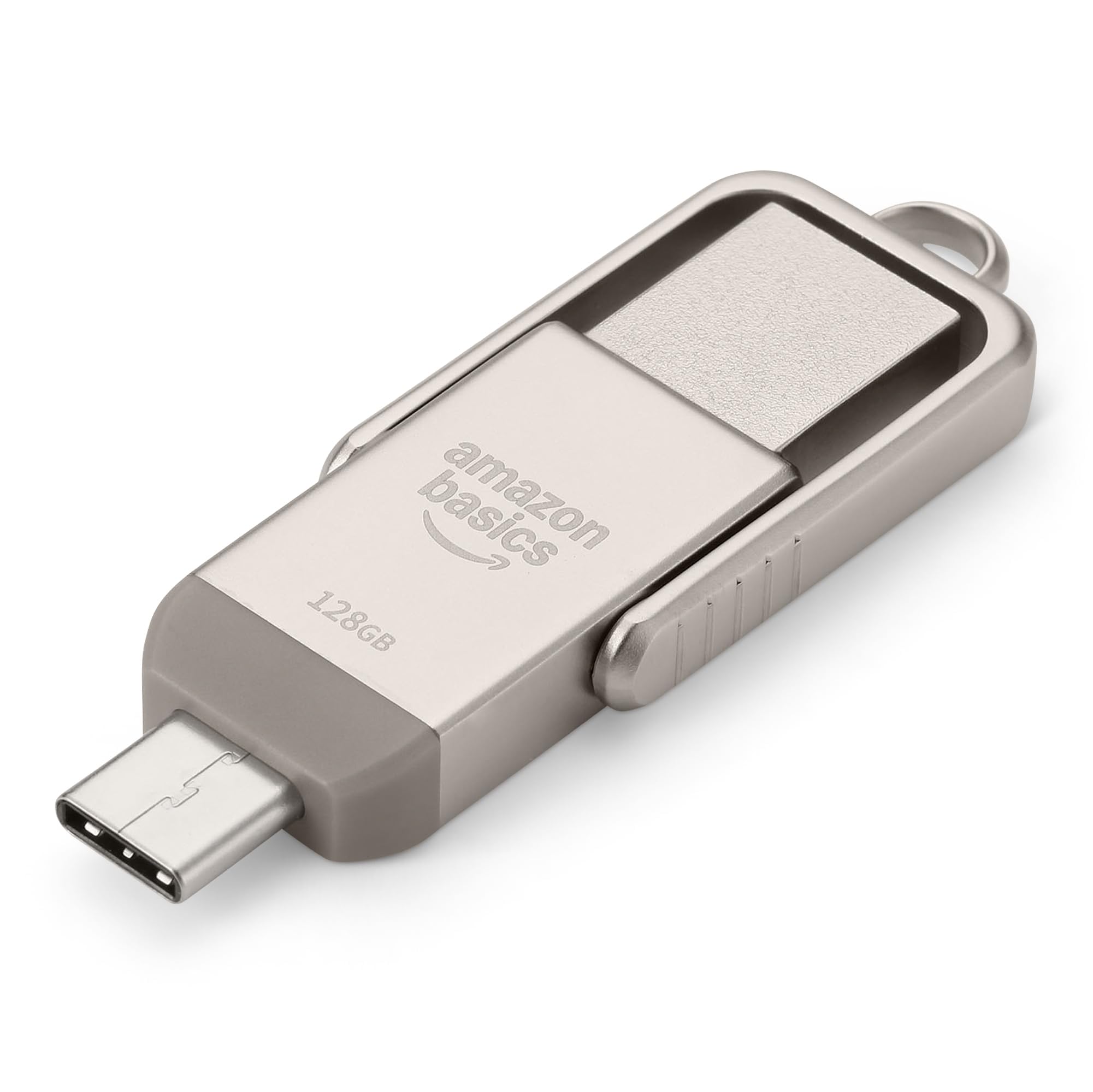 AmazonBasics chiavetta USB doppia USB-C USB-A 256 GB argento
