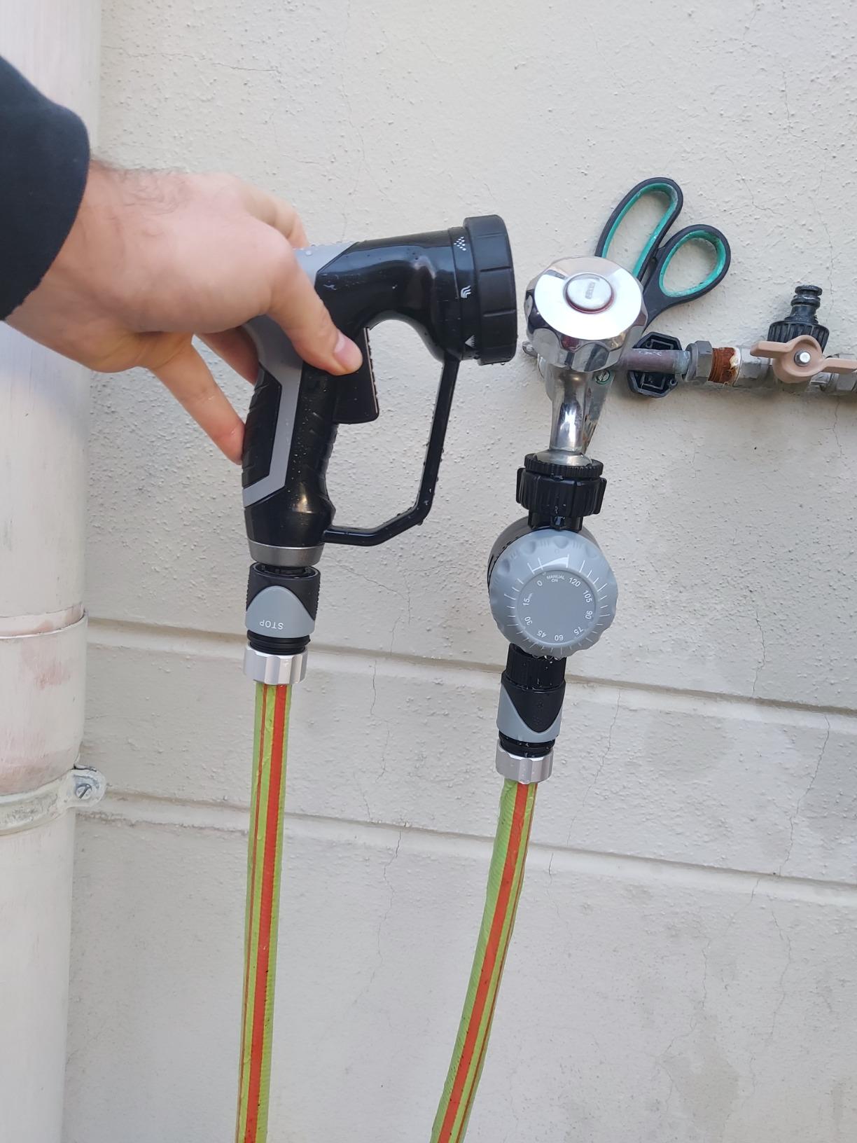 Amazon Basics Ugello Irrigazione 8 Getti Pistola Giardino Zinco