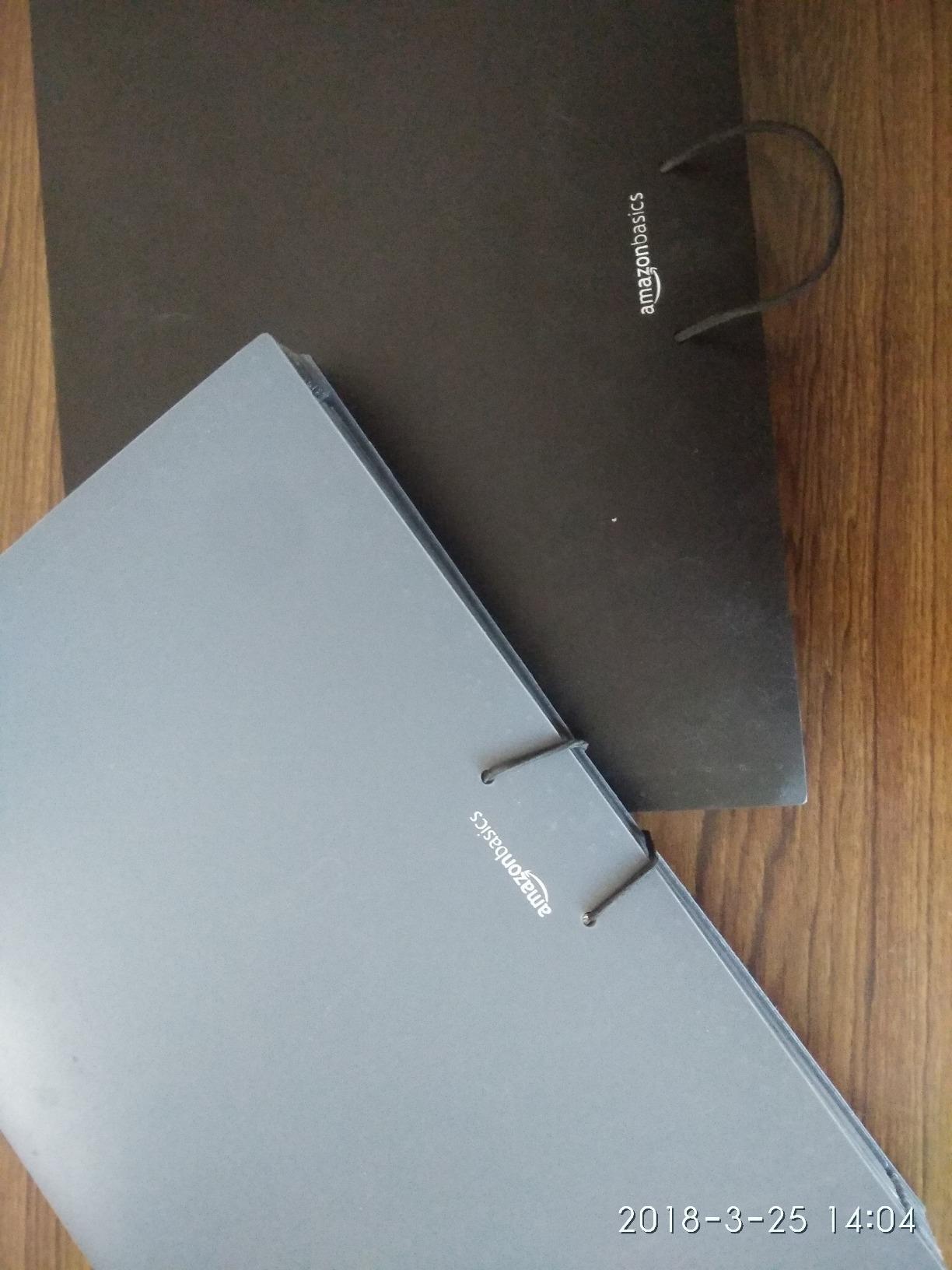 AmazonBasics Cartella espandibile A4 confezione da 2 nero/grigio 13 tasche