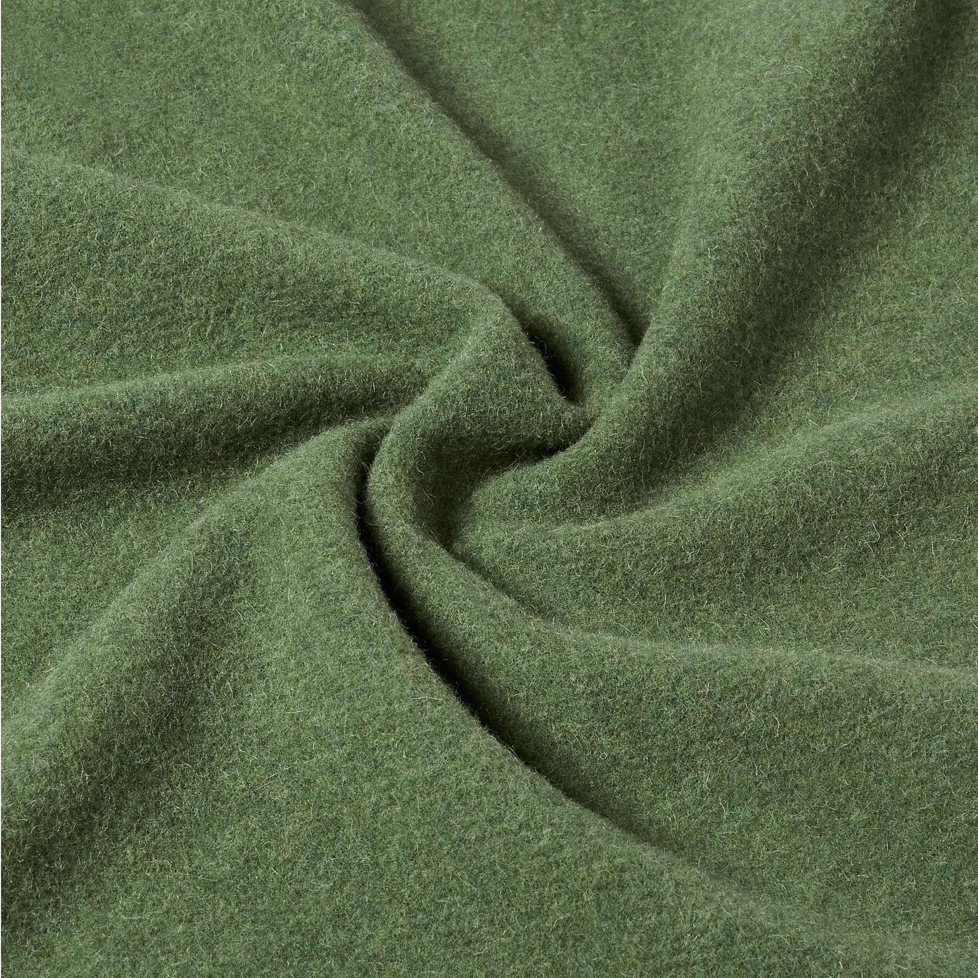 Amazon Basics Coperta Campeggio Lana Verde Oliva da Esterno