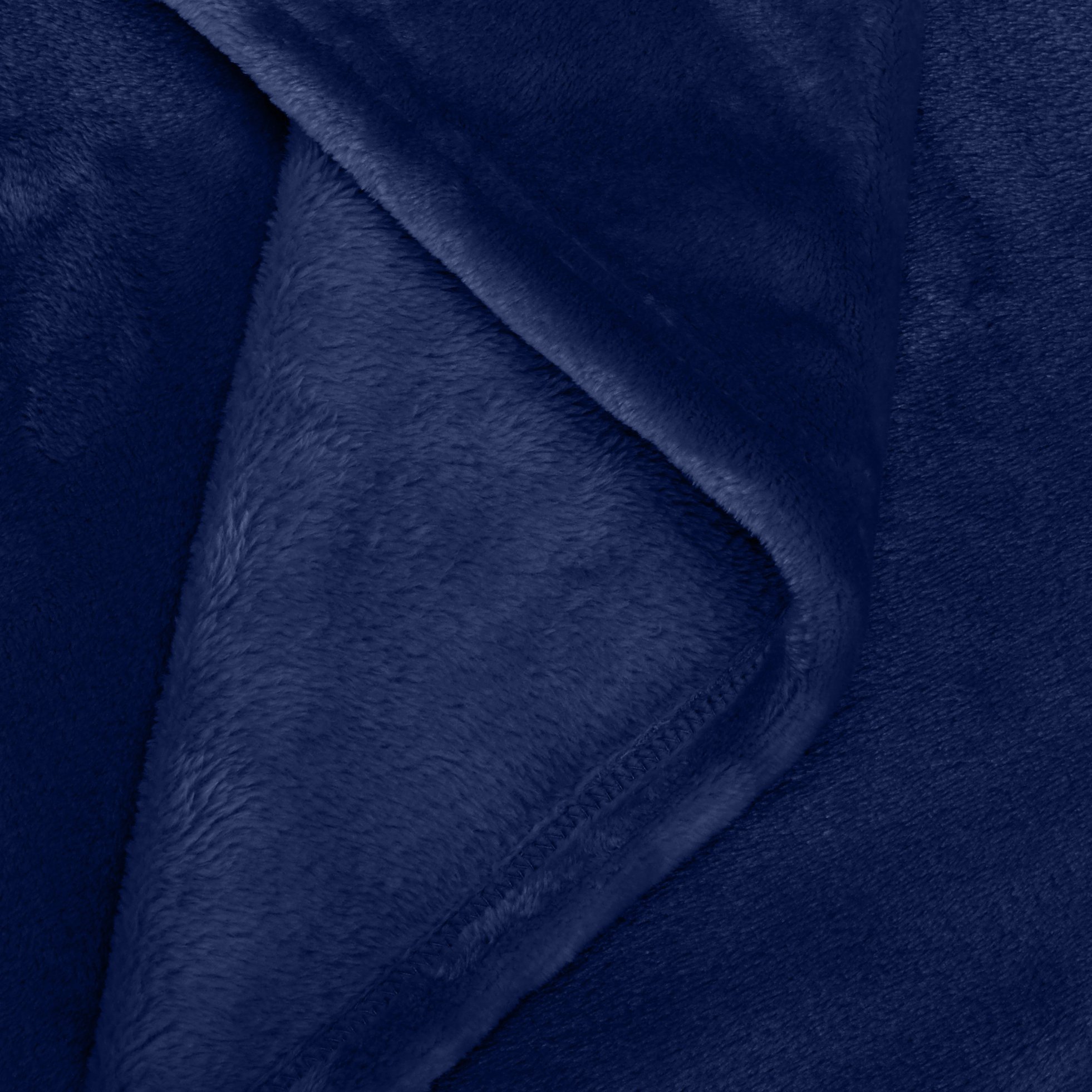 AmazonBasics copriletto velluto 168 x 229 cm blu navy