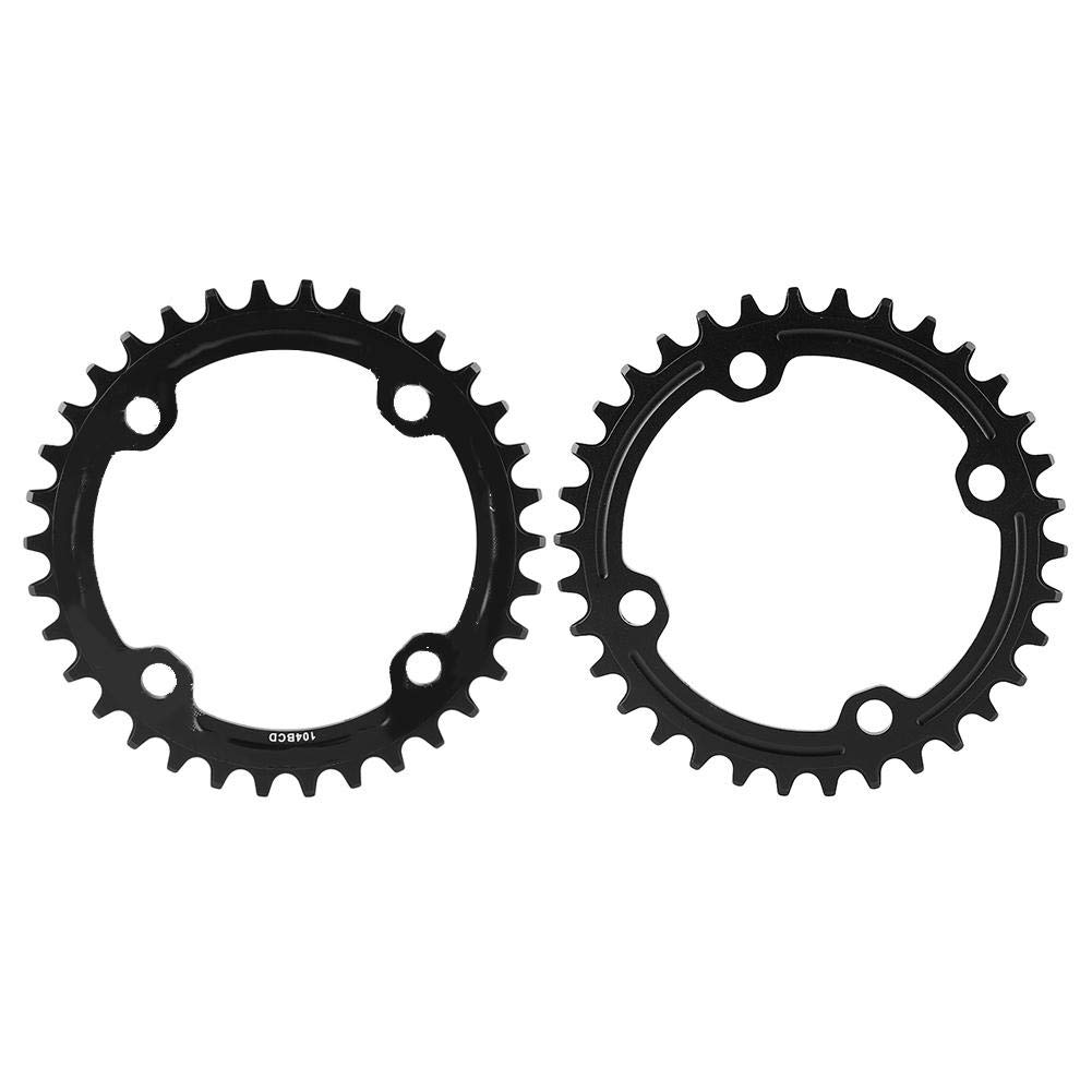 Elprico corona bici 34T BCD 104 nera alluminio