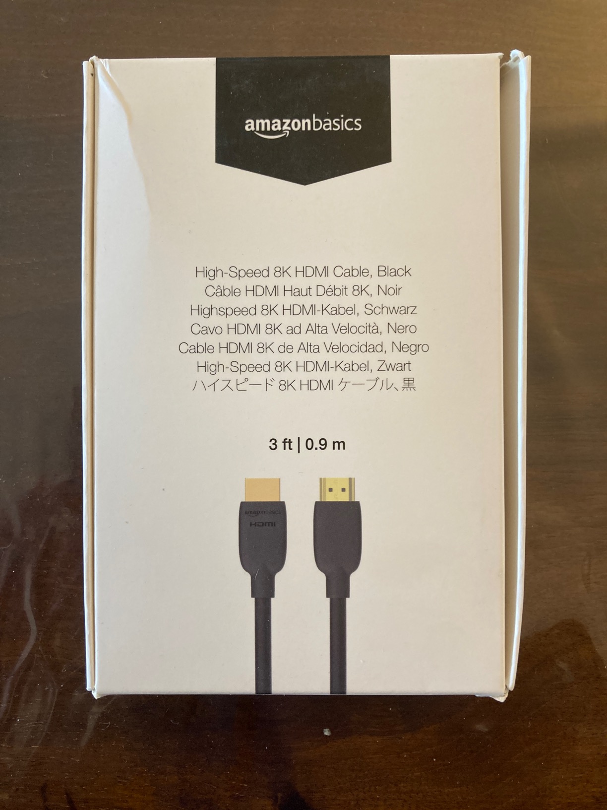 AmazonBasics Cavo HDMI 2.1 8K 1,8 m 48Gbps nero