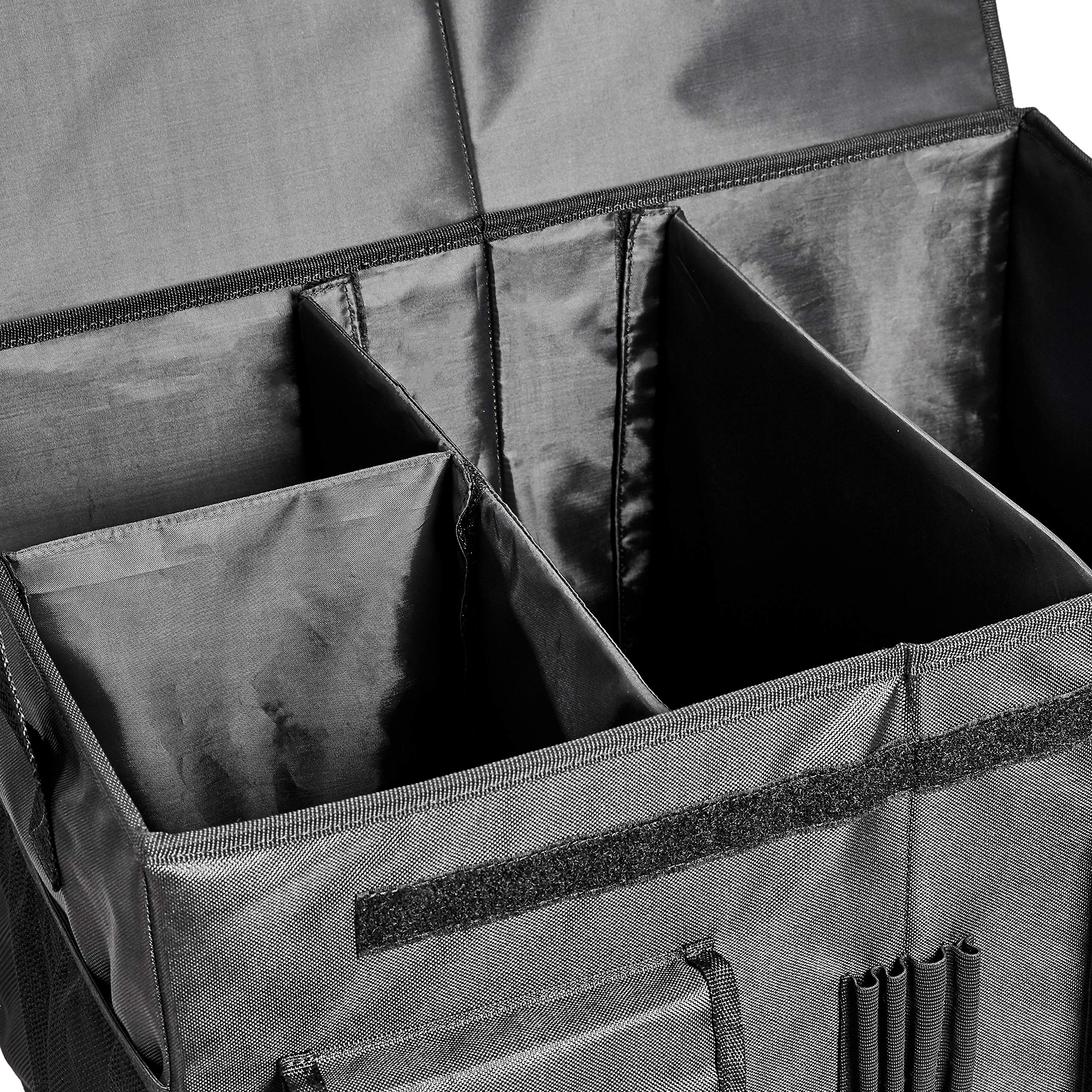 Amazon Basics portaoggetti bagagliaio auto 53x35x31 cm nero